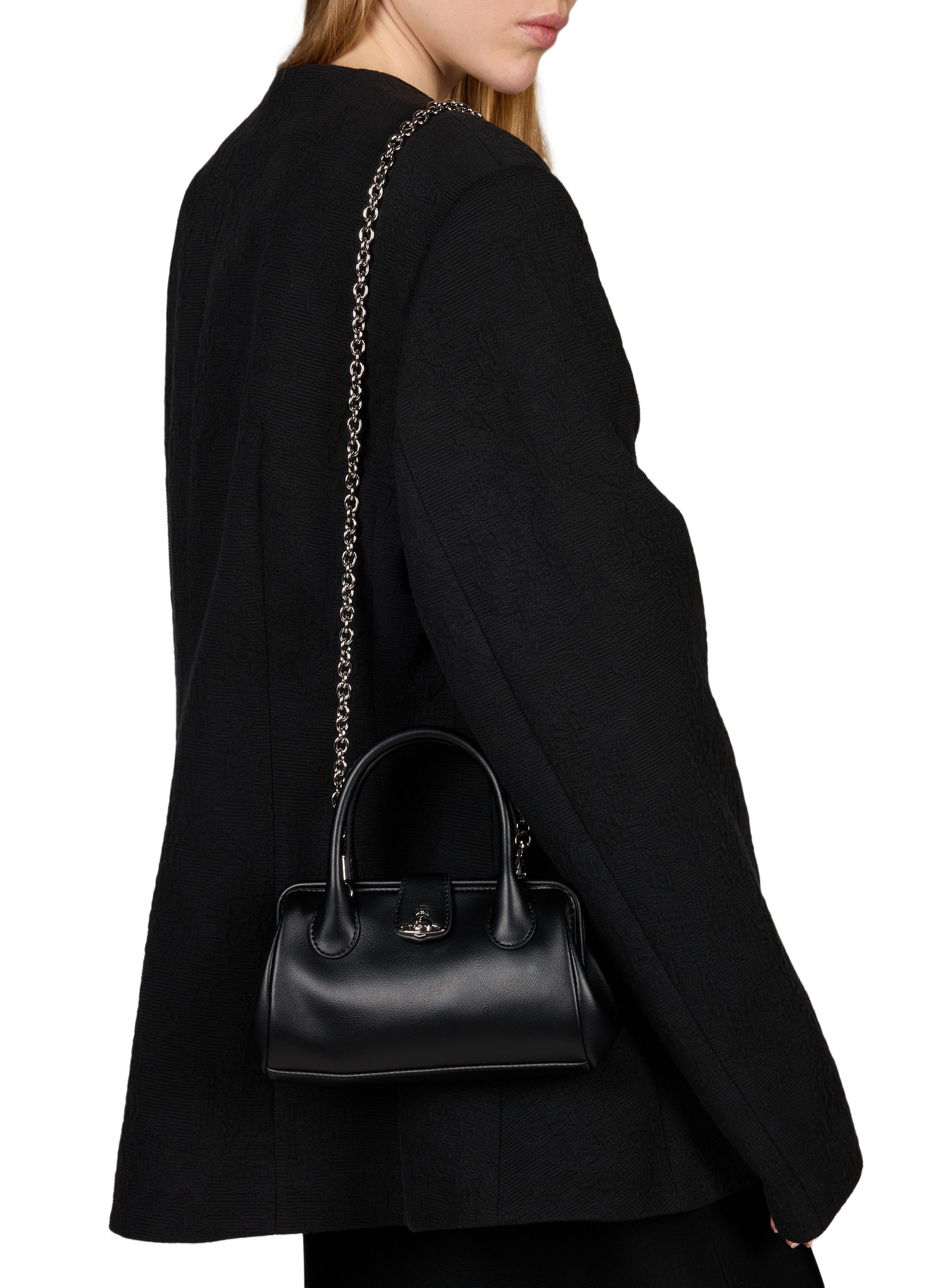 Small solid handbag VIVIENNE WESTWOOD Black