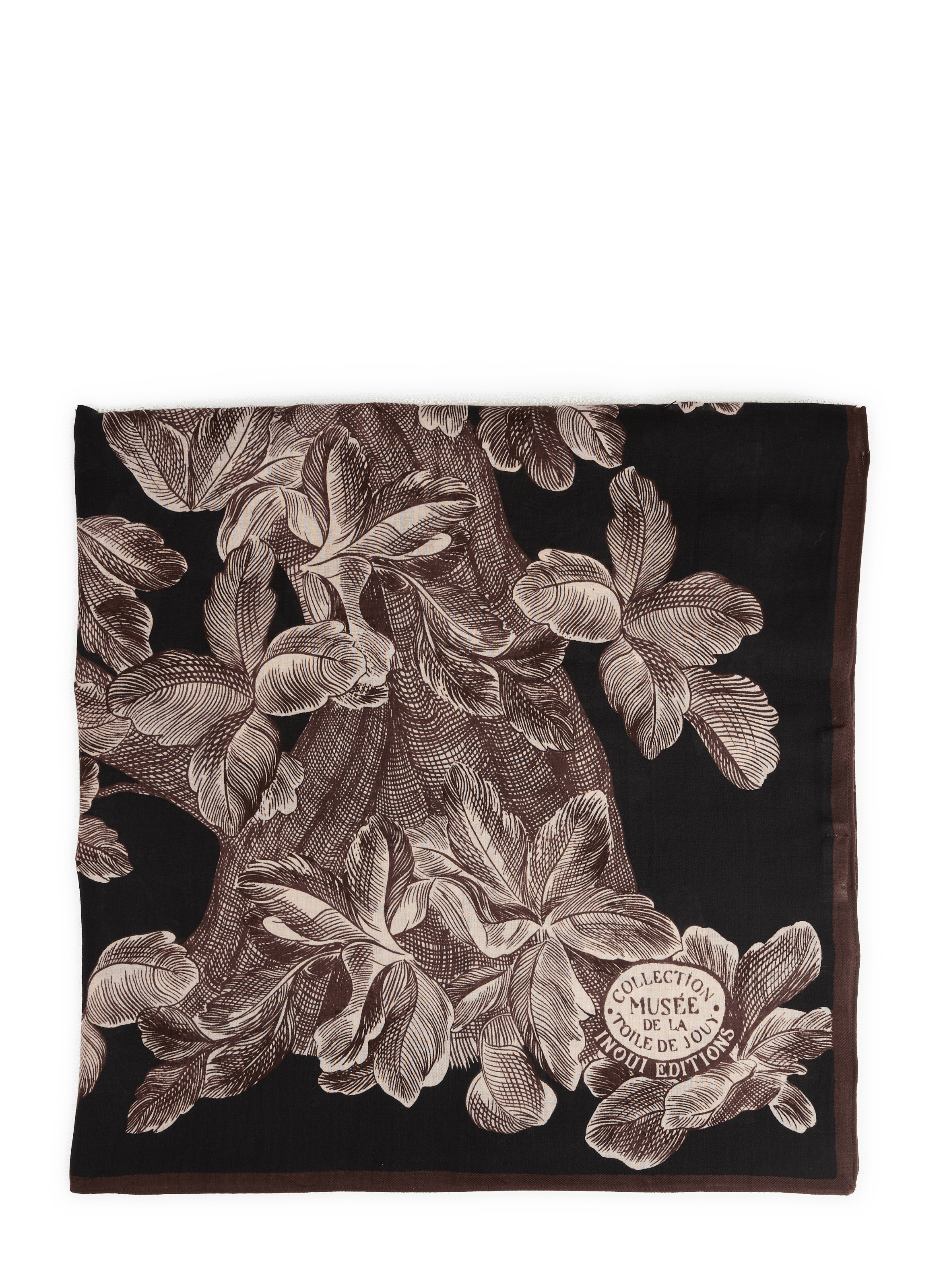 Wool scarf INOUI EDITIONS Black
