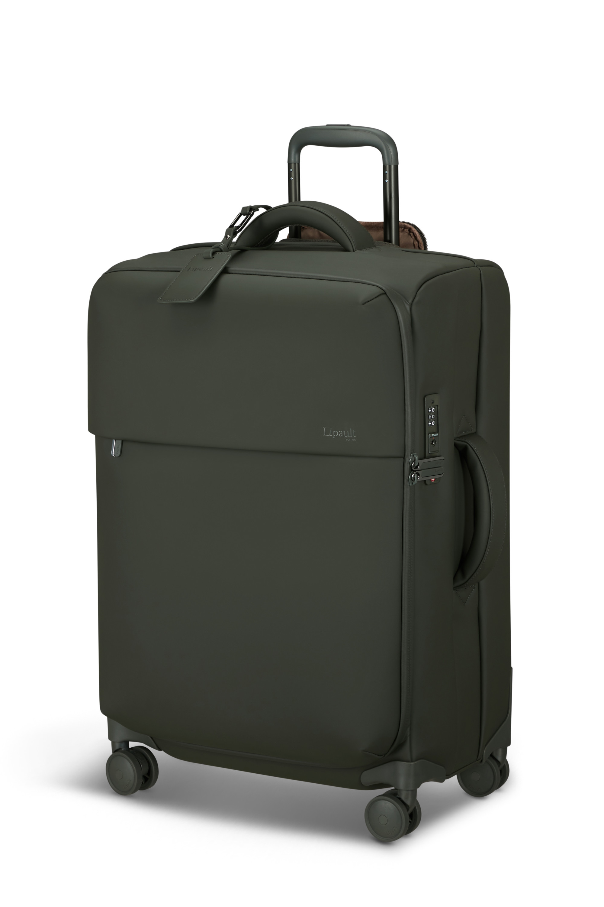 Lost in berlin valise 4 roues taille m LIPAULT PARIS Kaki