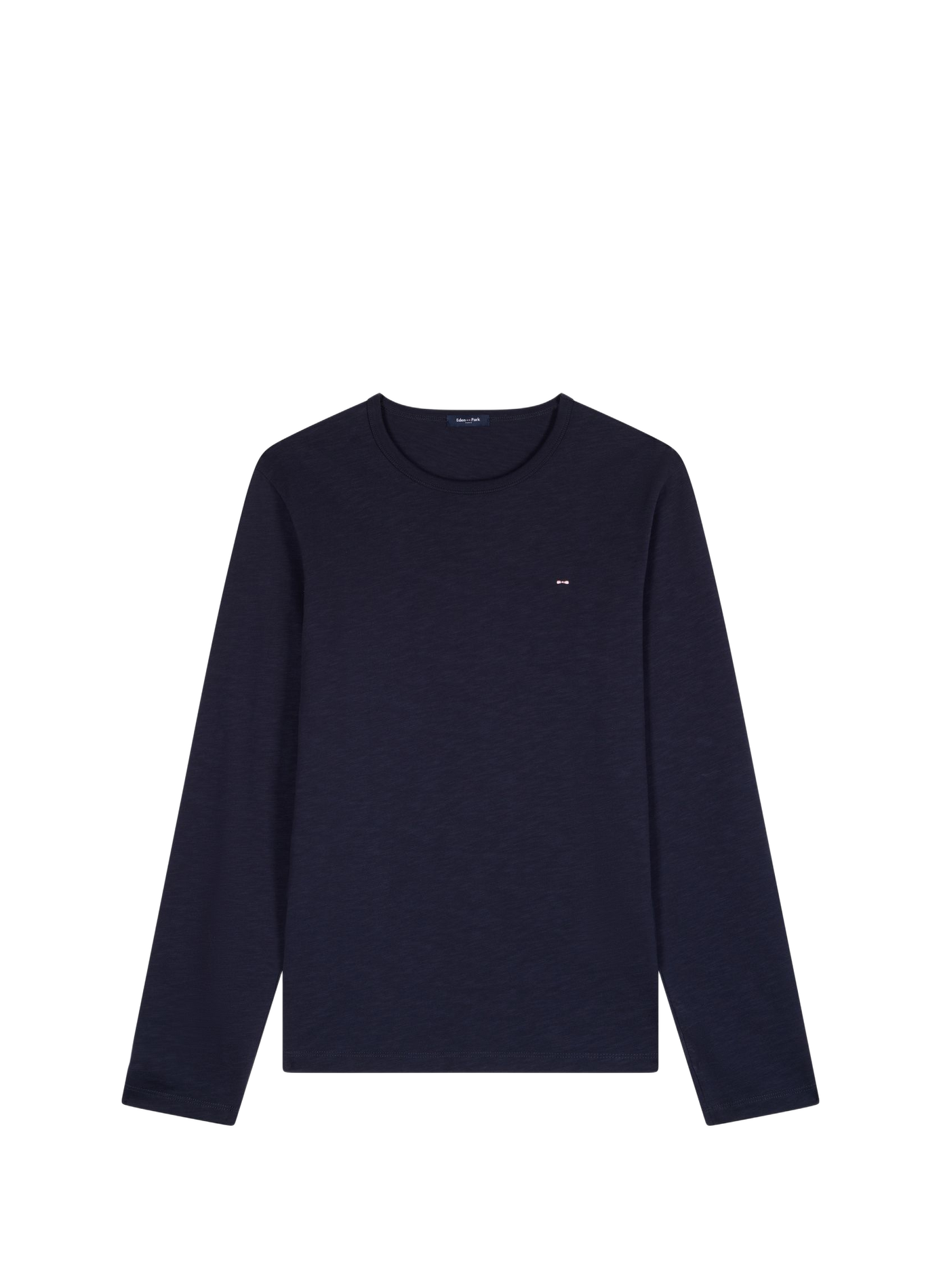 Tee-shirt col rond en coton EDEN PARK Blauw