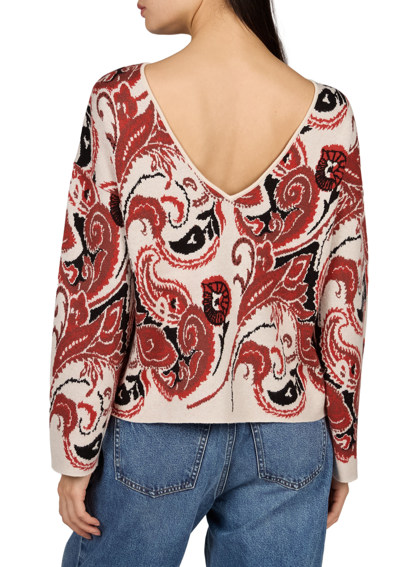 Oversized-Strickpullover VILA Beige