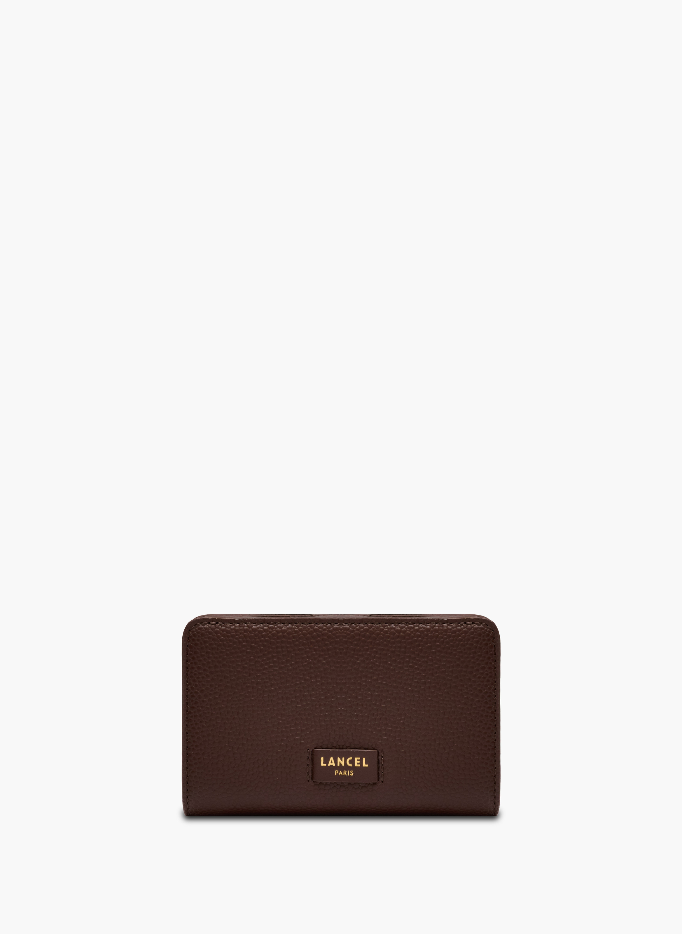 Portefeuille rectangulaire compact ninon de lancel en cuir LANCEL Marron