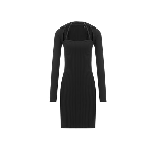 Robe côtelé en coton pima