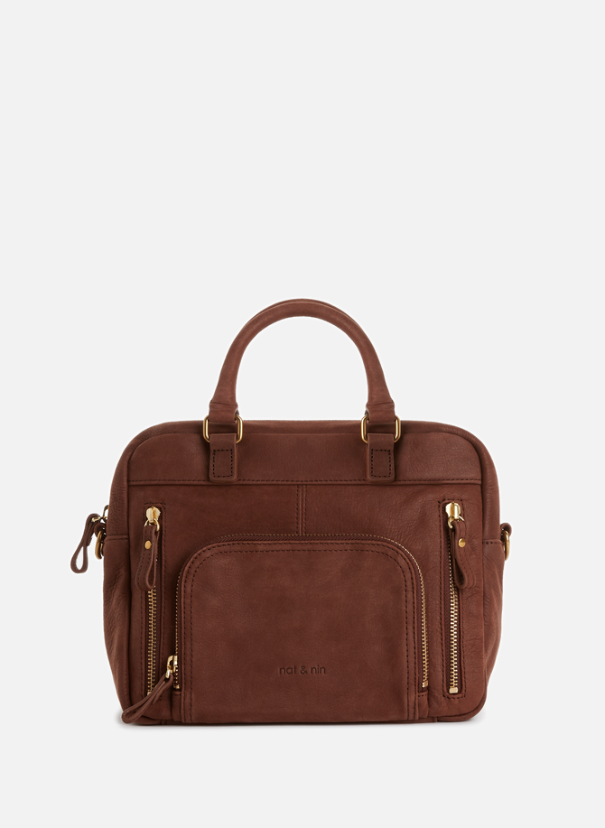 Suede leather handbag  NAT & NIN