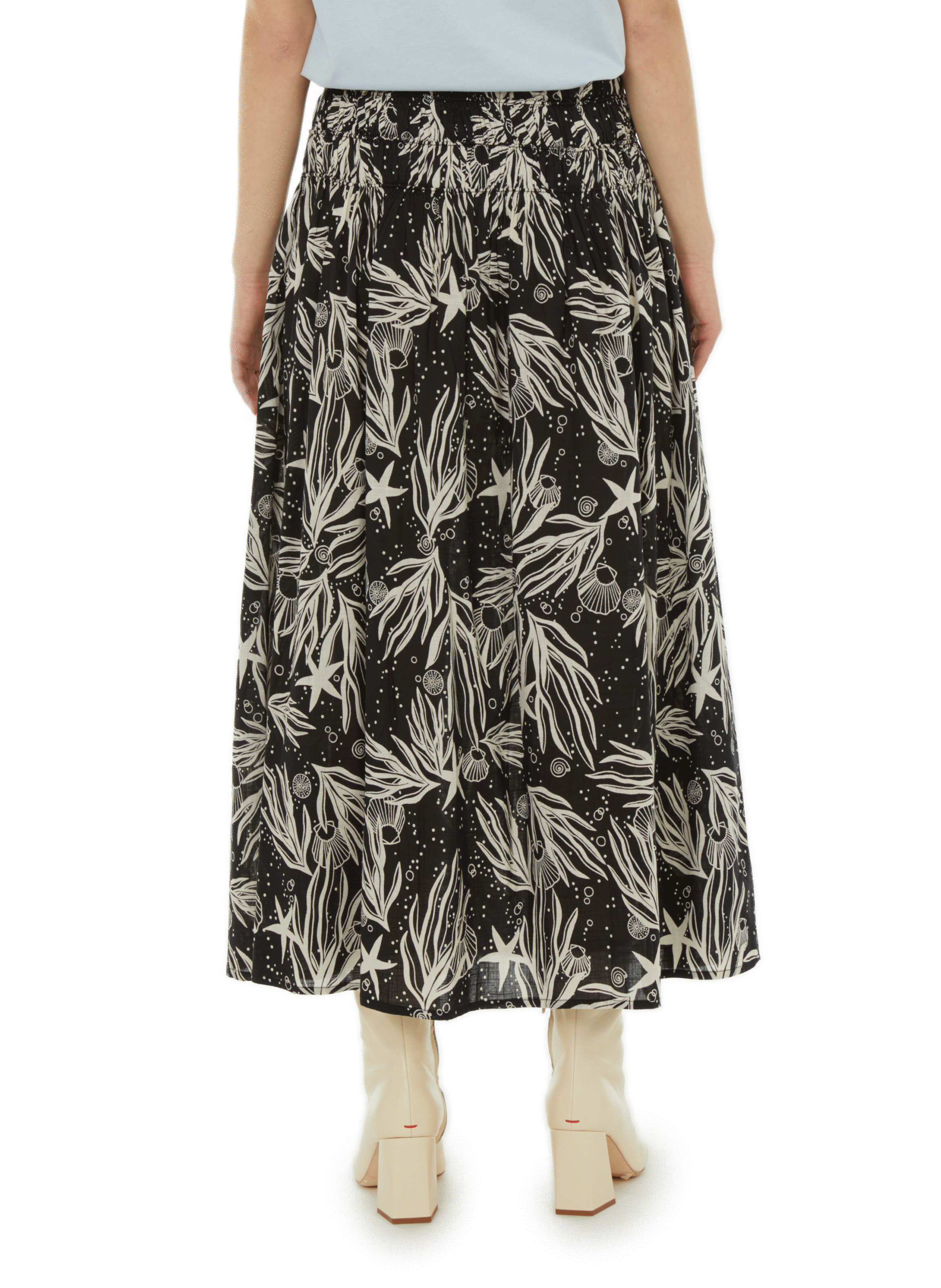 Jupe longue Angela  ROSEANNA Noir