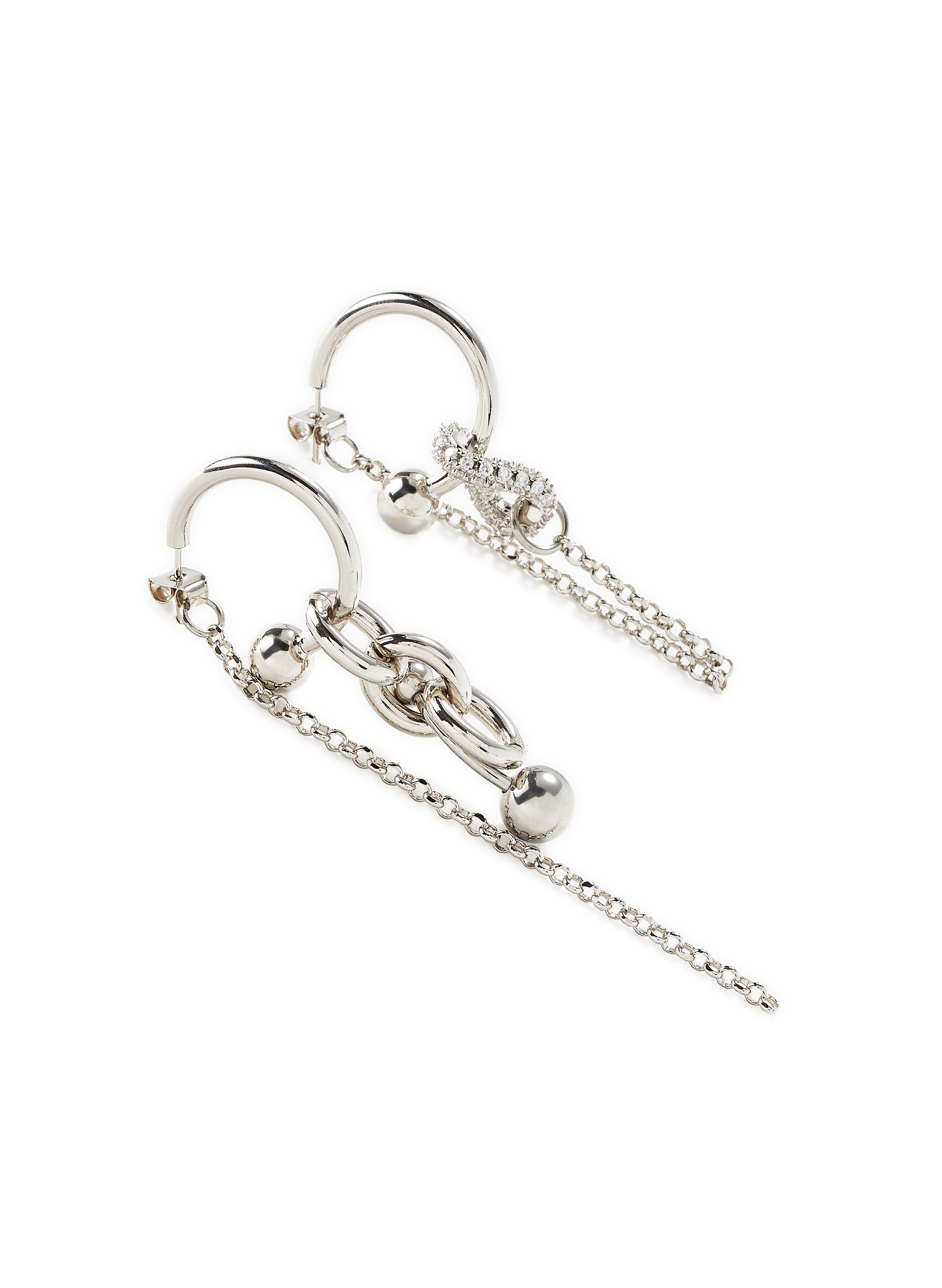 Boucles d'oreille Abel JUSTINE CLENQUET Argent