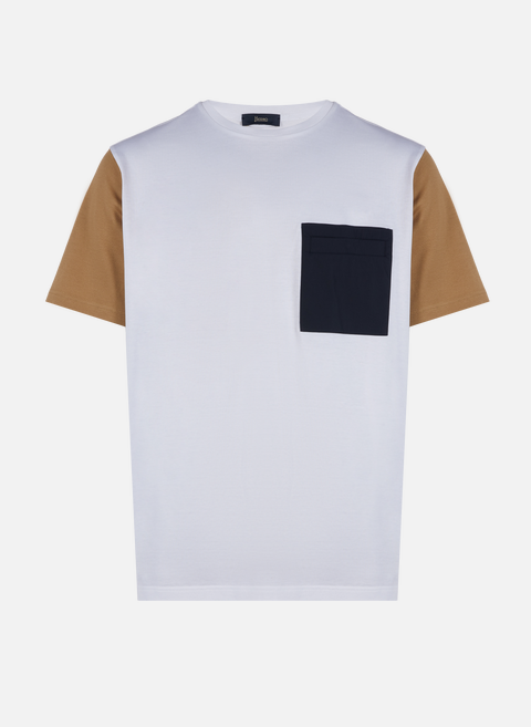 Baumwoll-T-Shirt WeißHERNO 