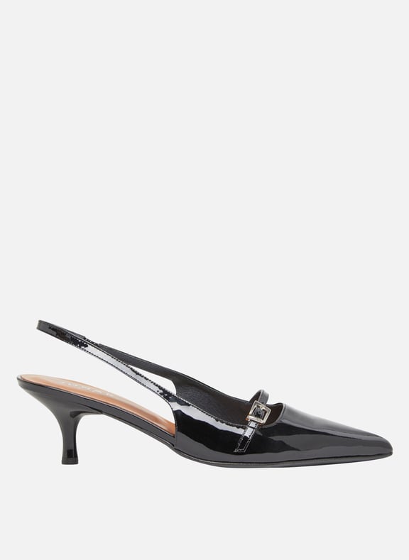 Escarpins en cuir vernis damoiselle Noir by JONAK JONAK Escarpins en cuir vernis damoiselle Noir