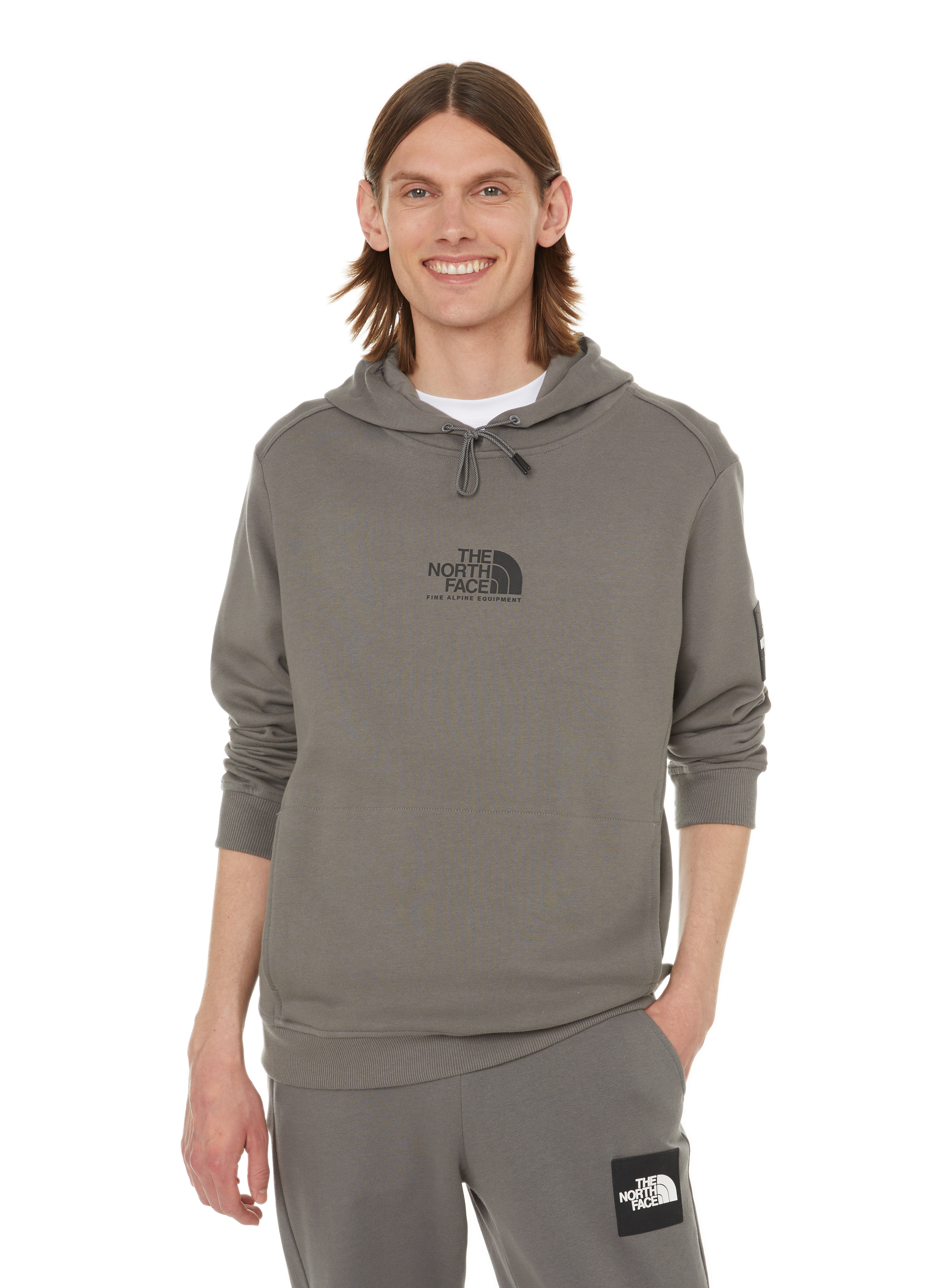 THE NORTH FACE Hoodie en coton Gris