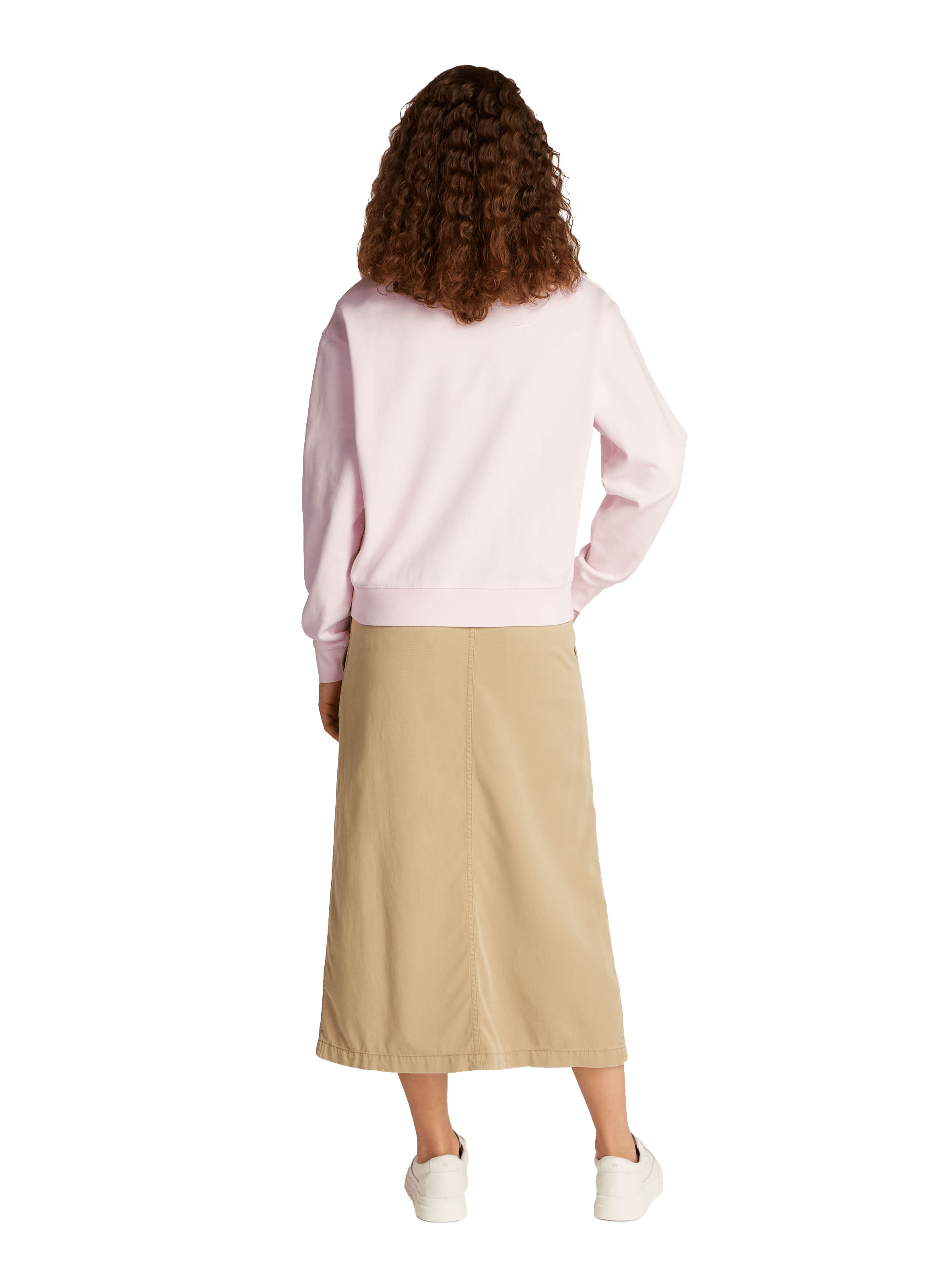 Sweatshirt en coton TOMMY HILFIGER Rose