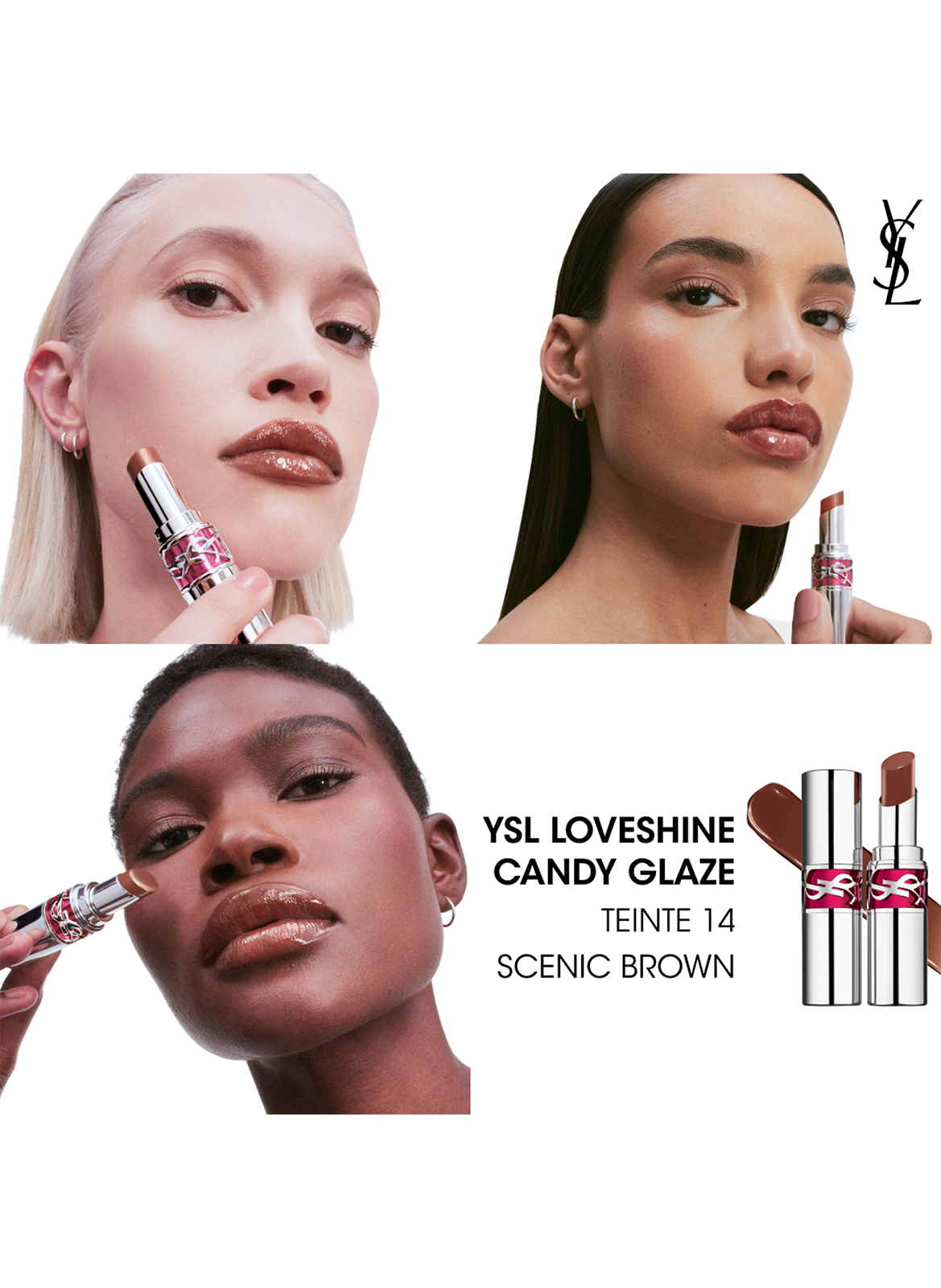 YSL Loveshine Gloss Stick YVES SAINT LAURENT 14 scenic brown