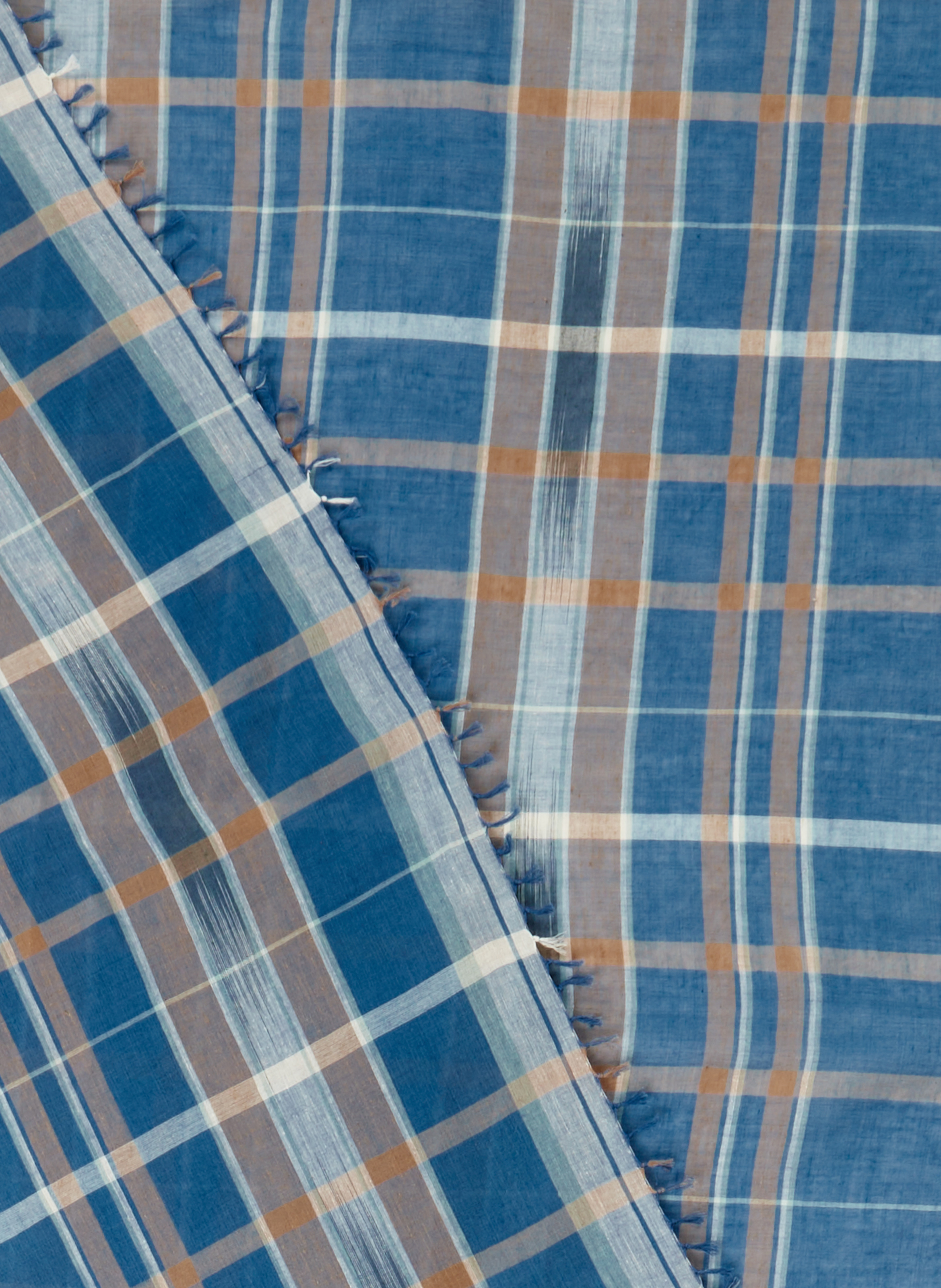 Foulard en coton  MOISMONT Bleu