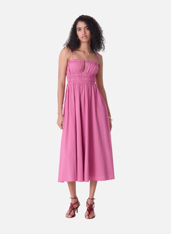 Robe midi eldora Rose by VANESSA BRUNO VANESSA BRUNO Robe midi eldora Rose