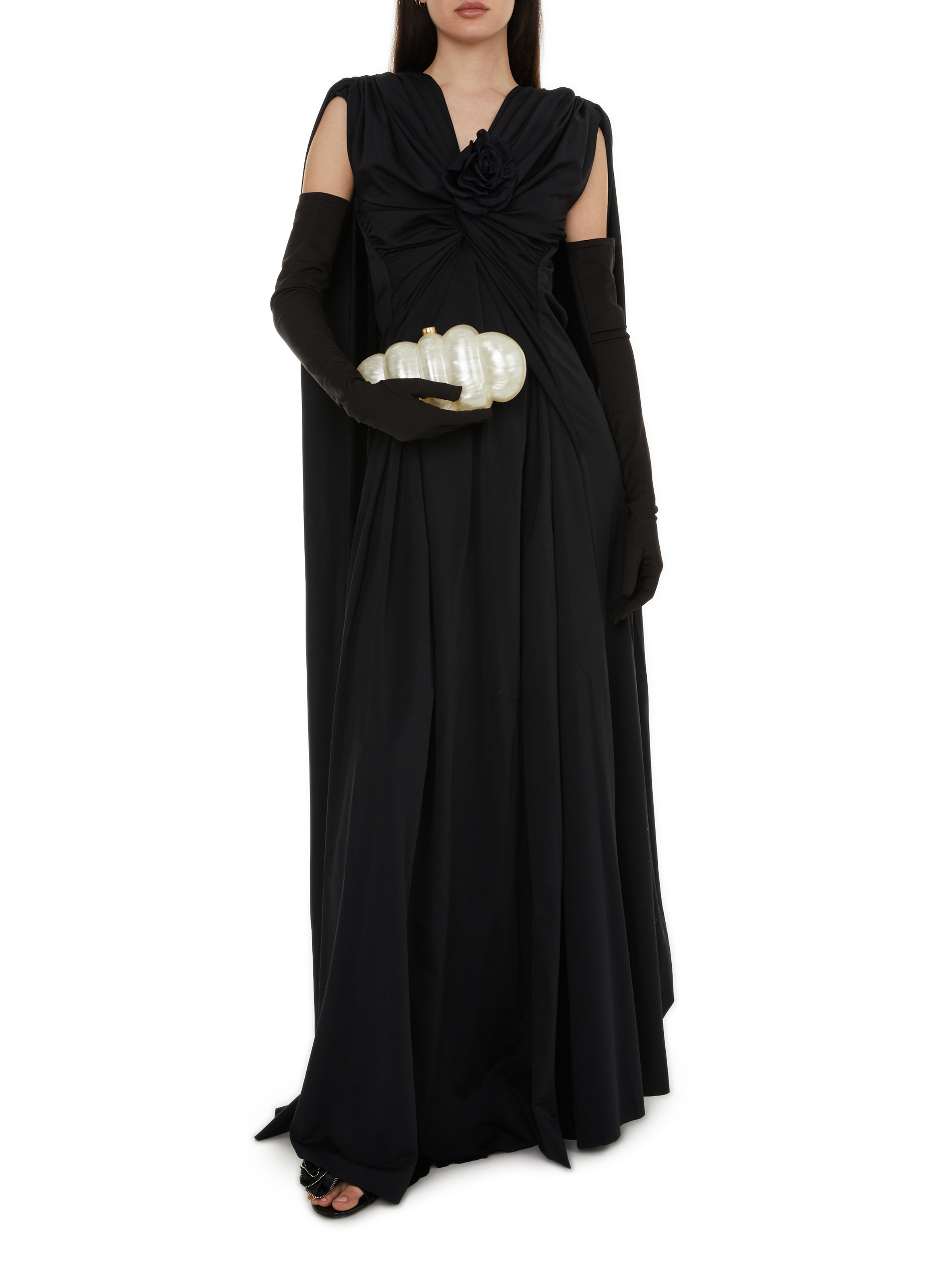 RICHARD QUINN Midi dress  Black