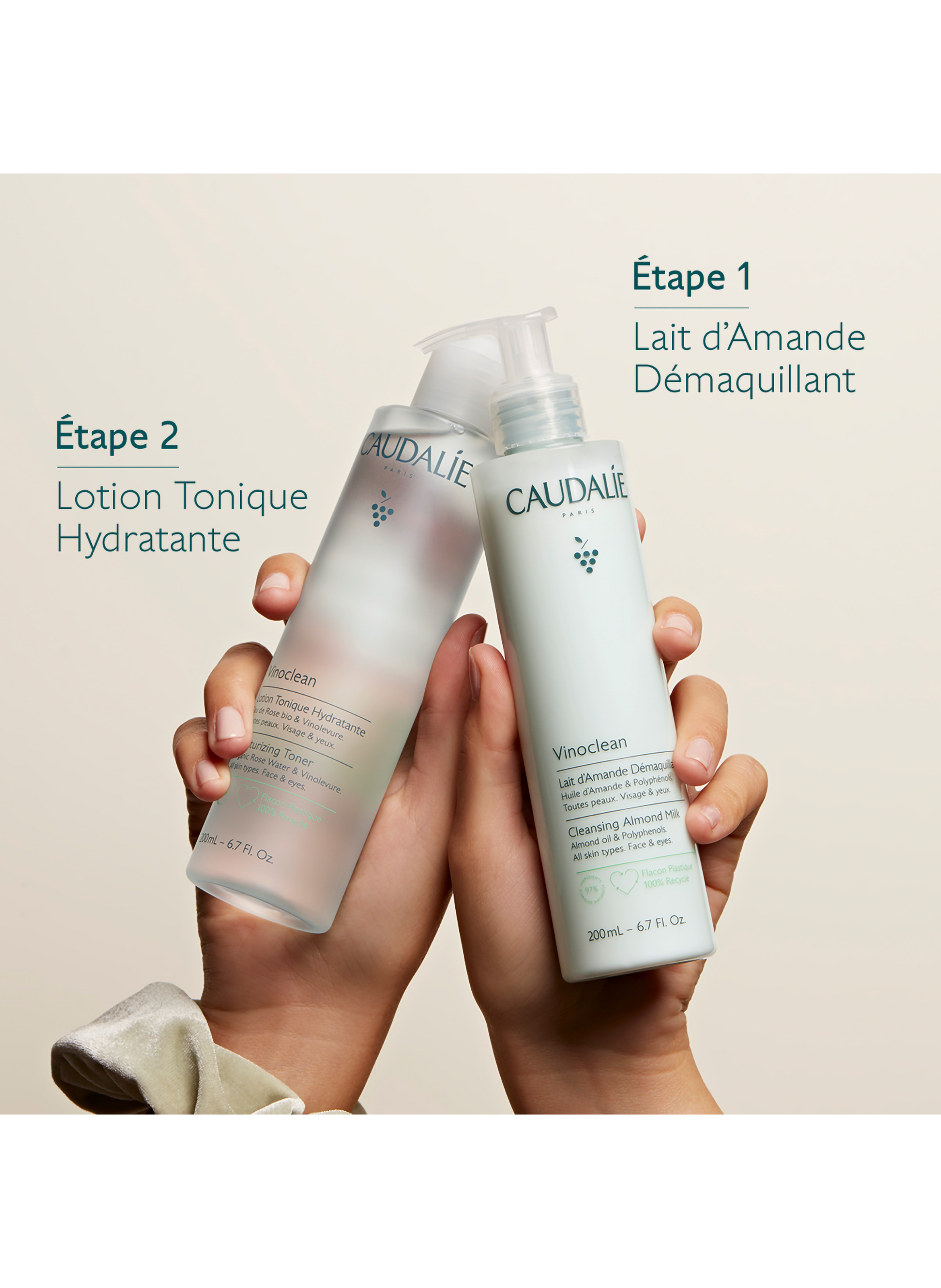 Vinoclean Hydrating Toning Lotion CAUDALIE No color