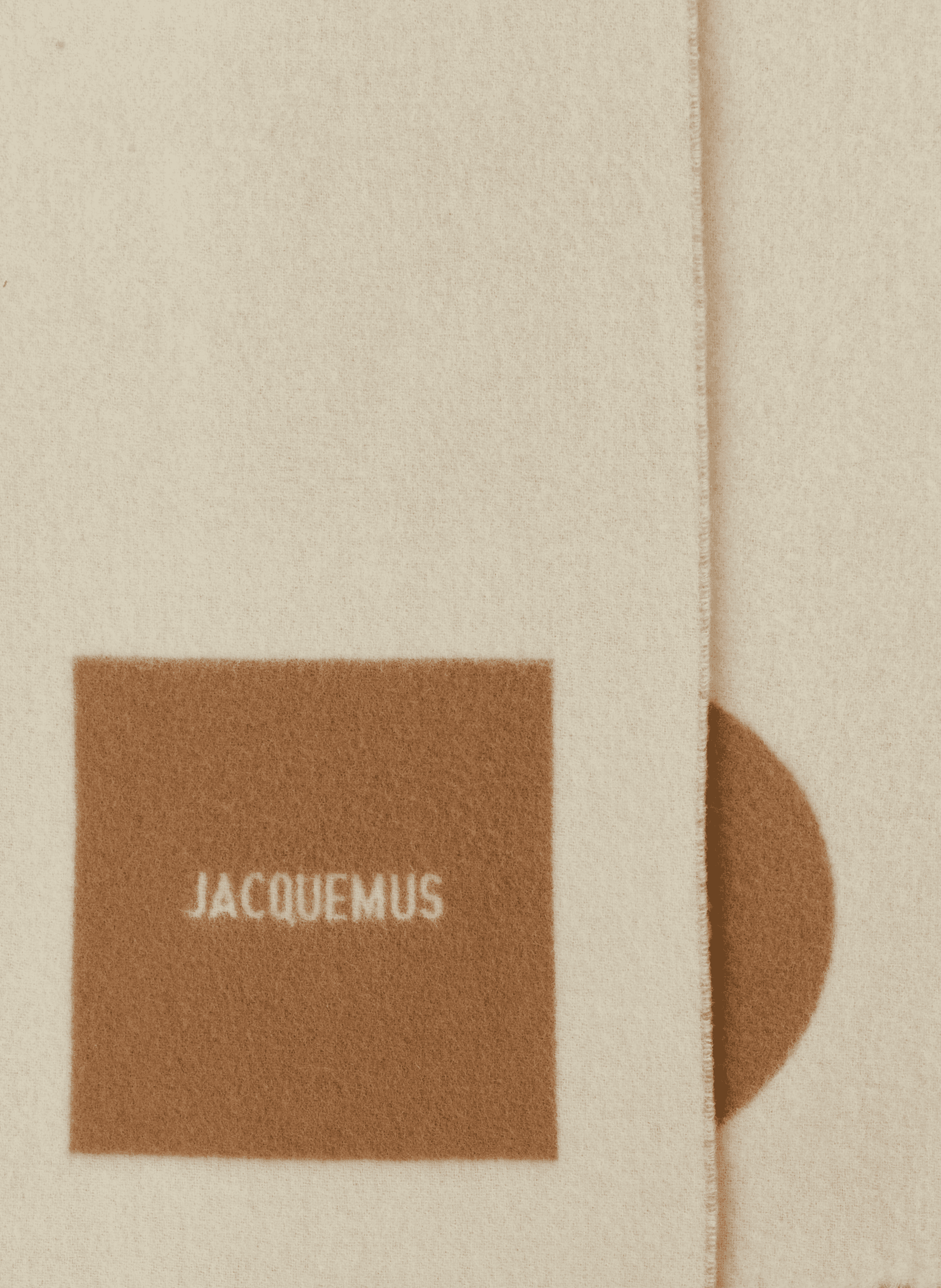 Square Round Scarf JACQUEMUS Beige