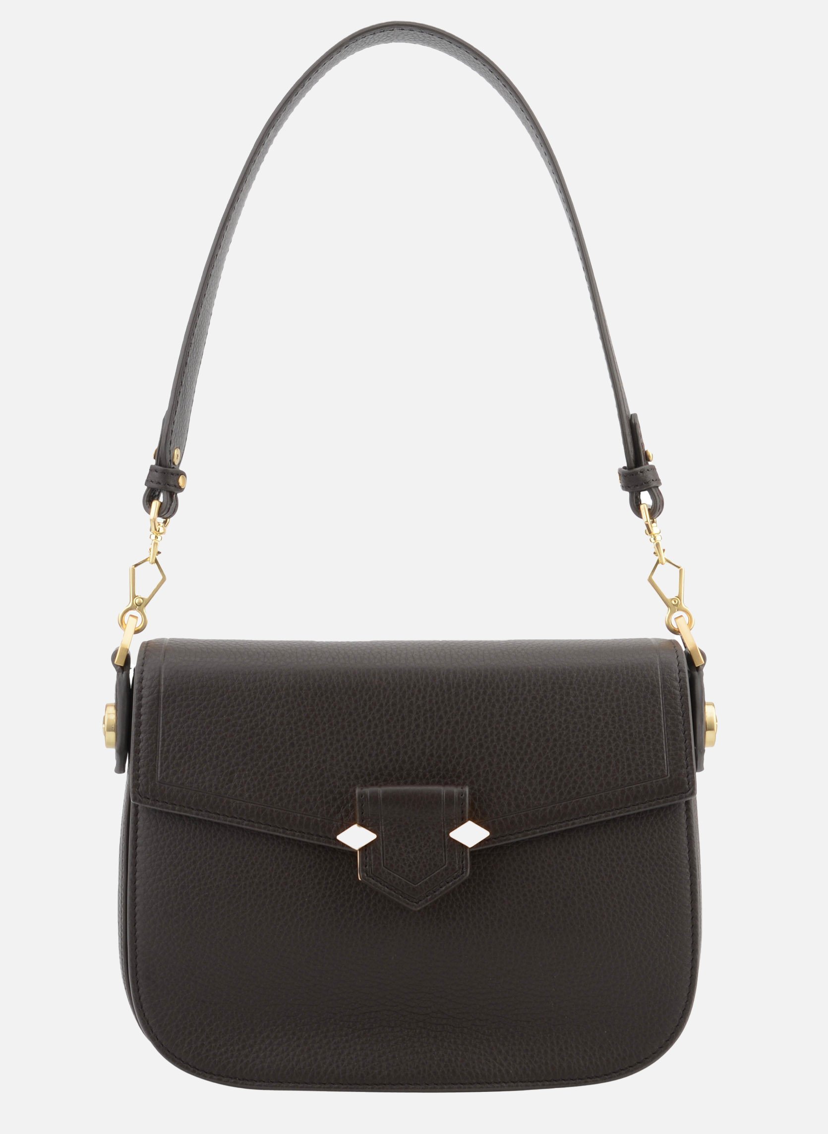 Sèvres - grand sac trotteur POURCHET Marron