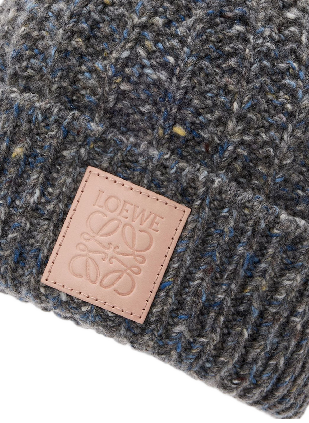 Wool and cashmere blend beanie LOEWE Grey