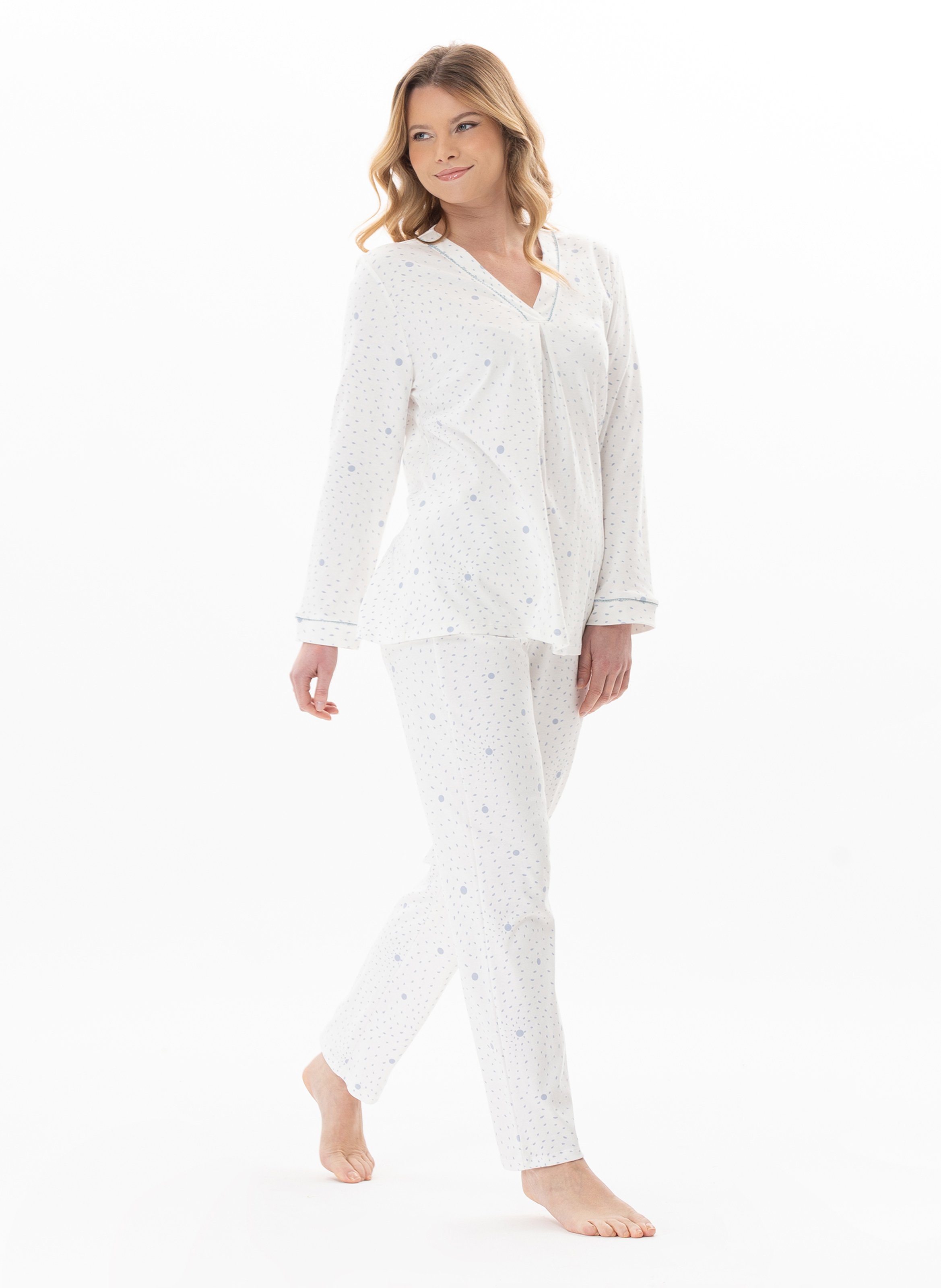 Pyjama en coton cosy 102 LE CHAT Multicolore