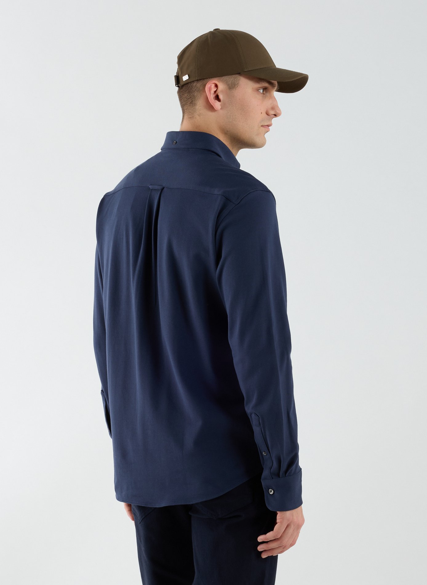 Regular shirt in blended cotton GANT Blue