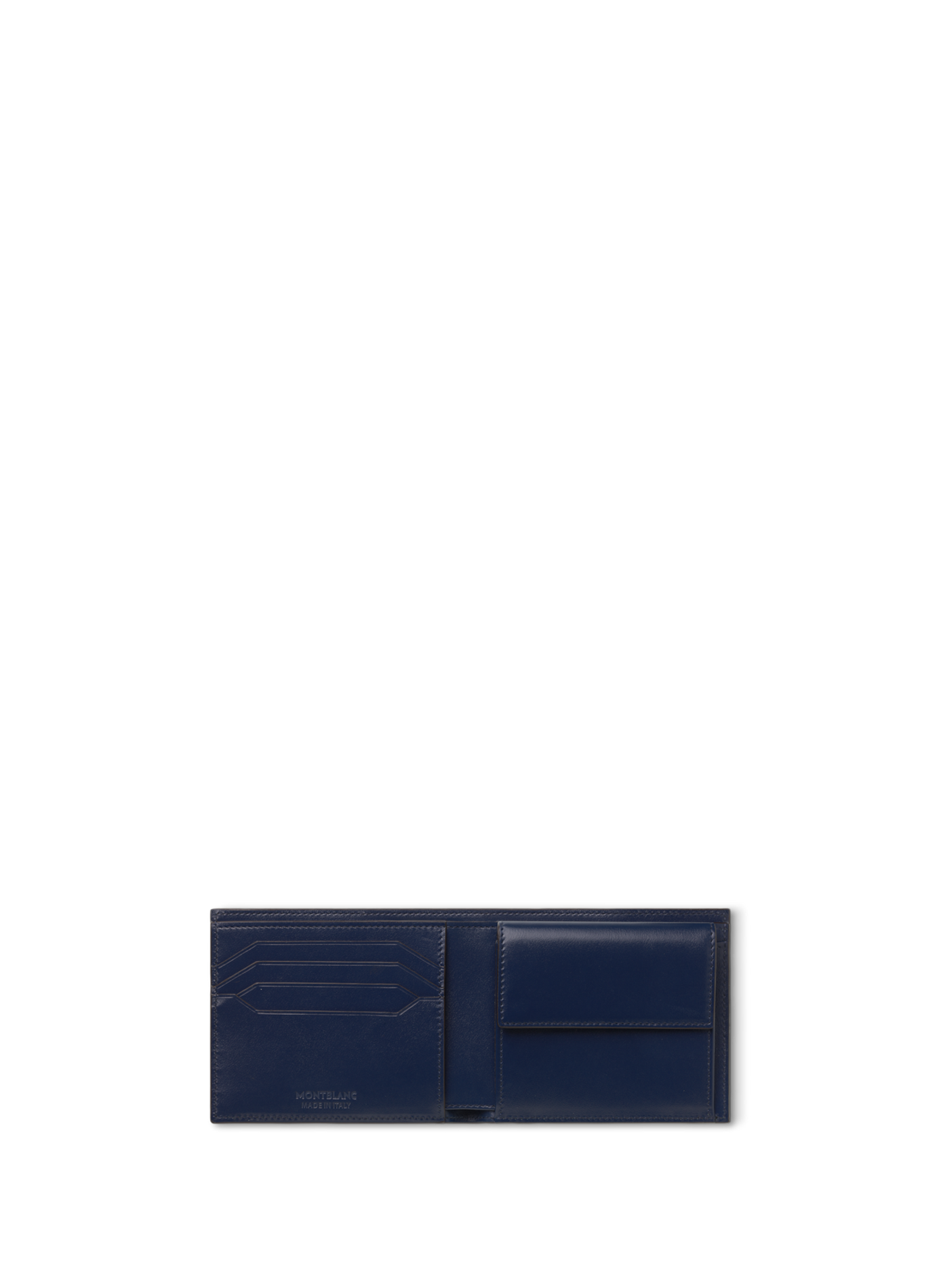Smooth leather wallet MONTBLANC Blue