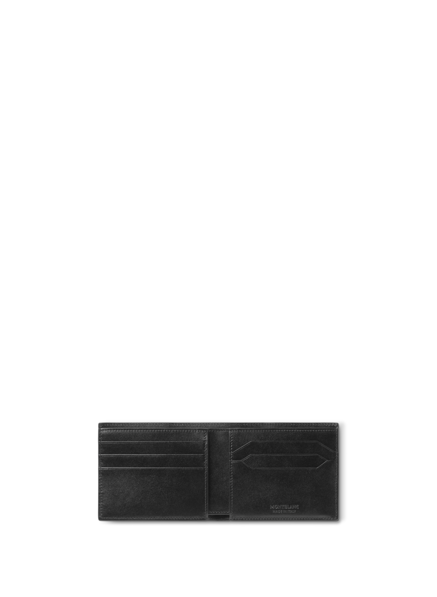 Compact leather wallet MONTBLANC Black