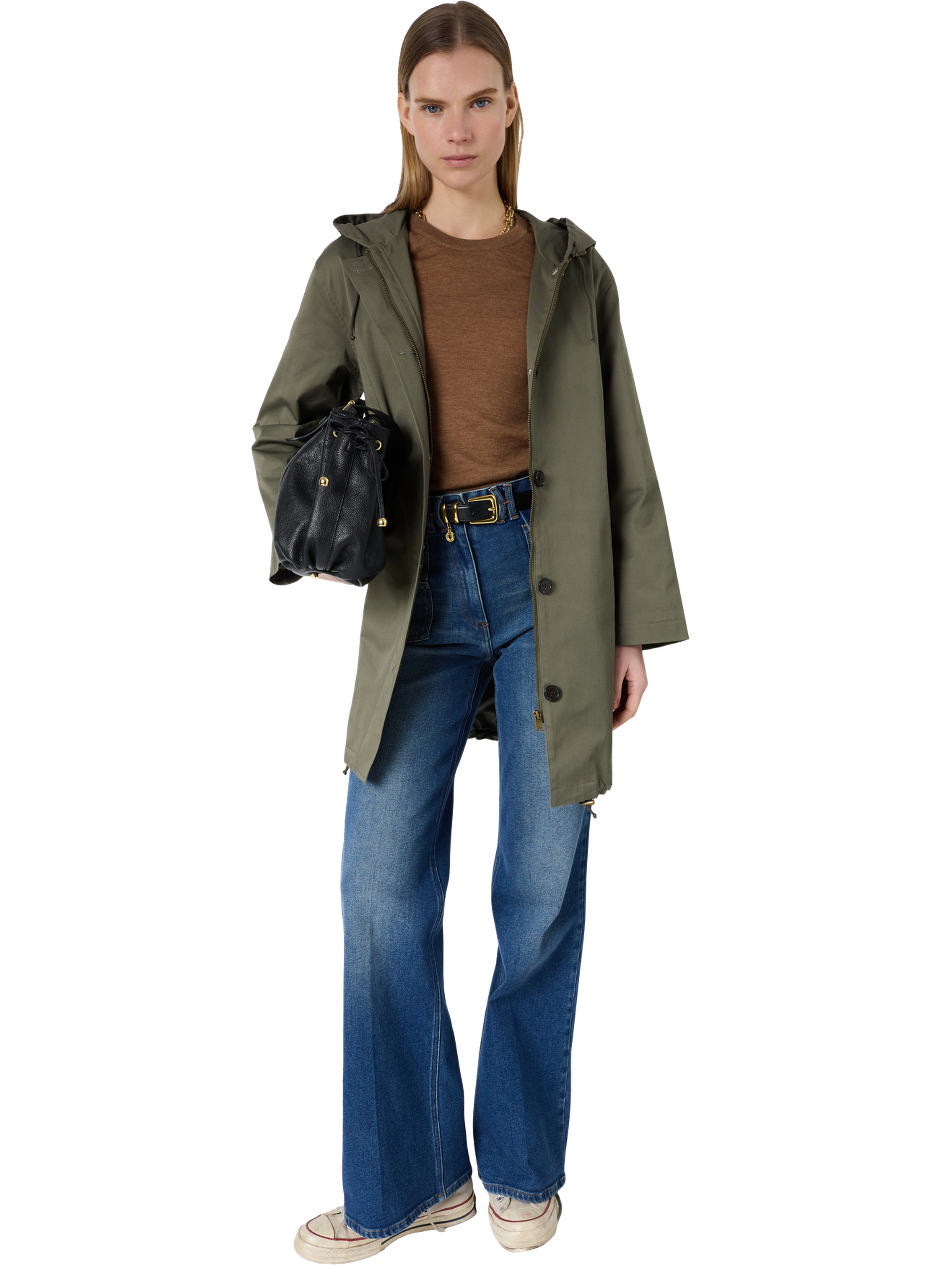 Parka à capuche en coton - janaya GERARD DAREL Vert