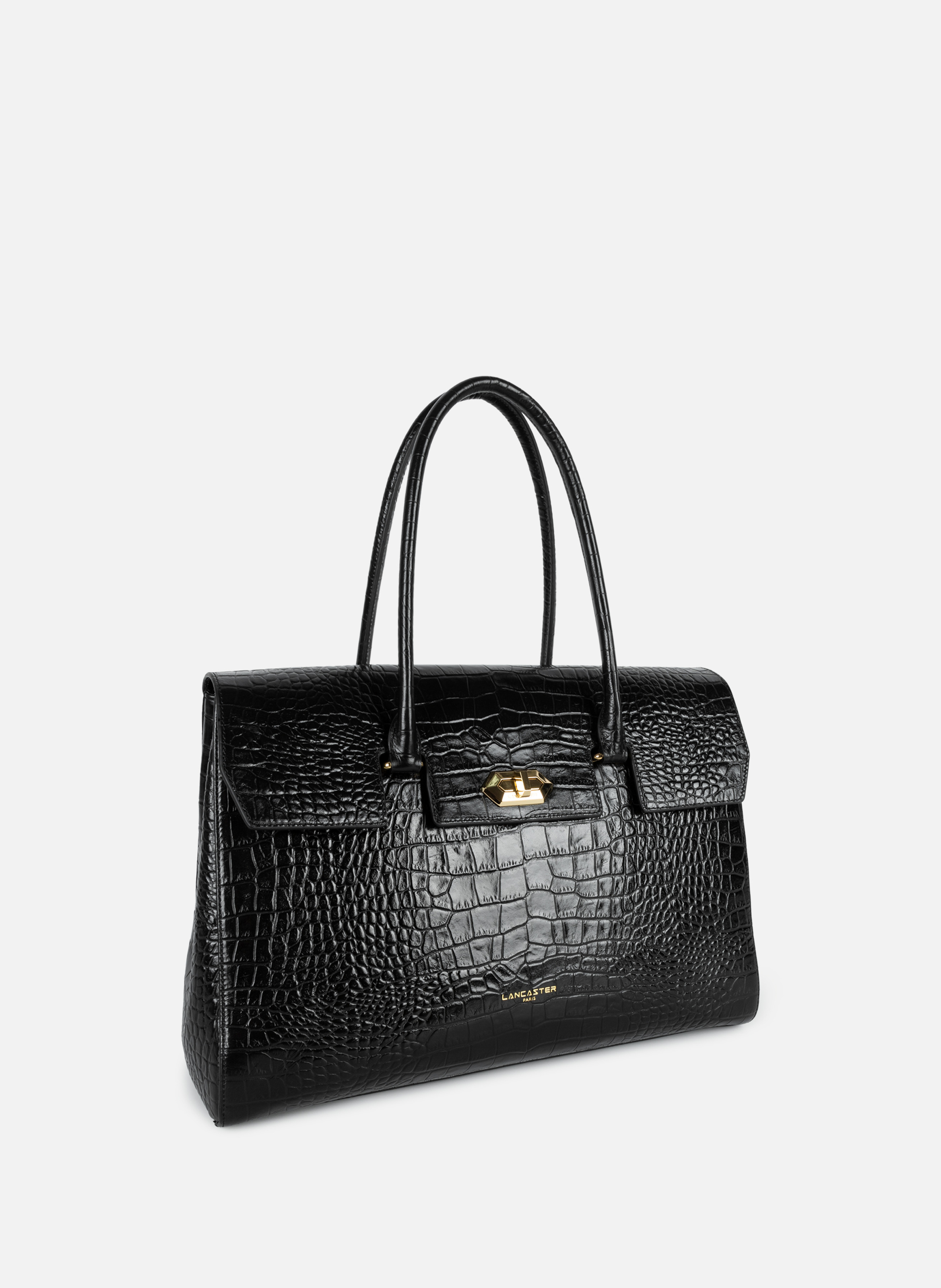 Très grand sac cabas épaule - exo LANCASTER Noir