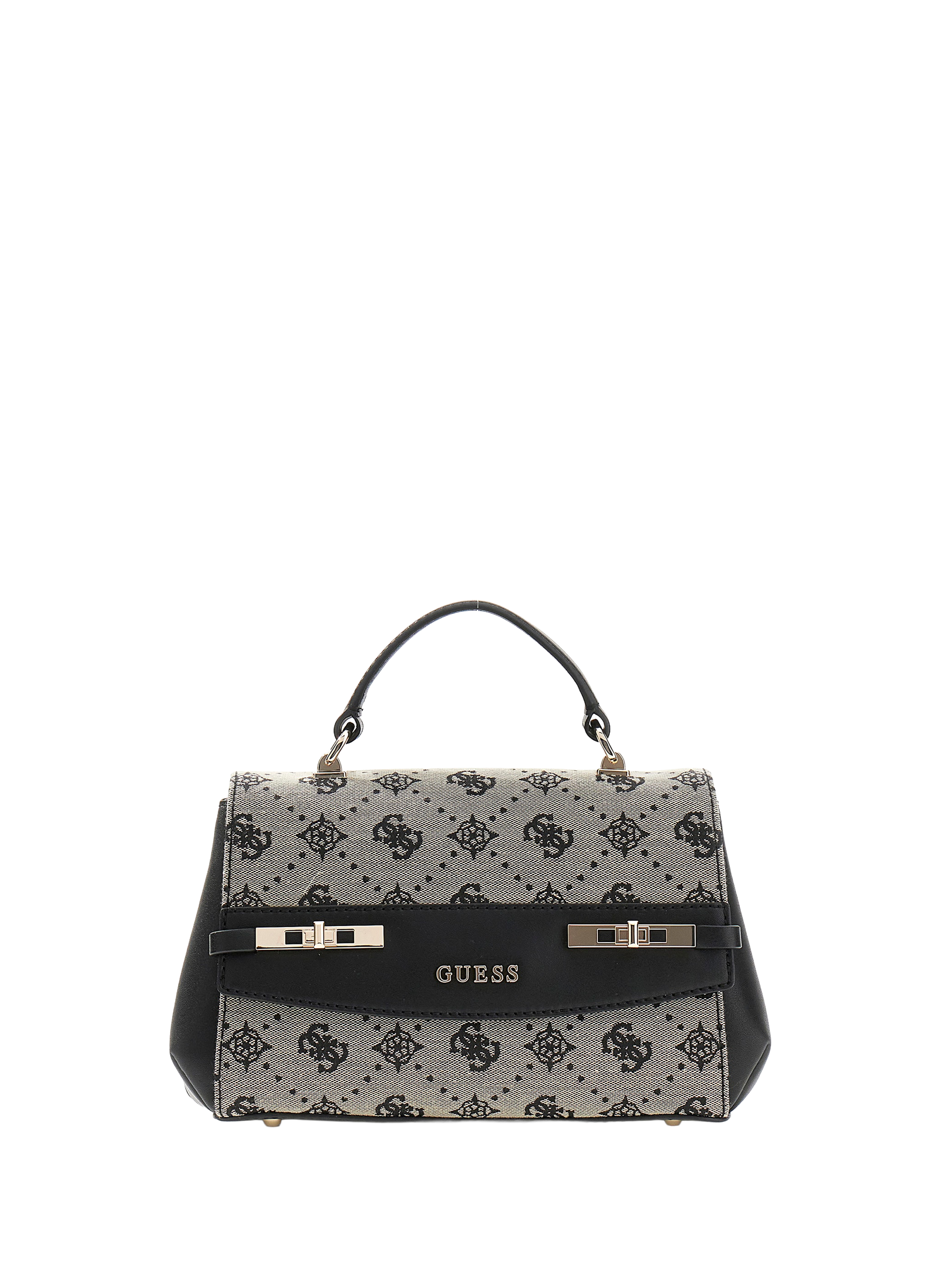 Melinda printed handbag GUESS Black