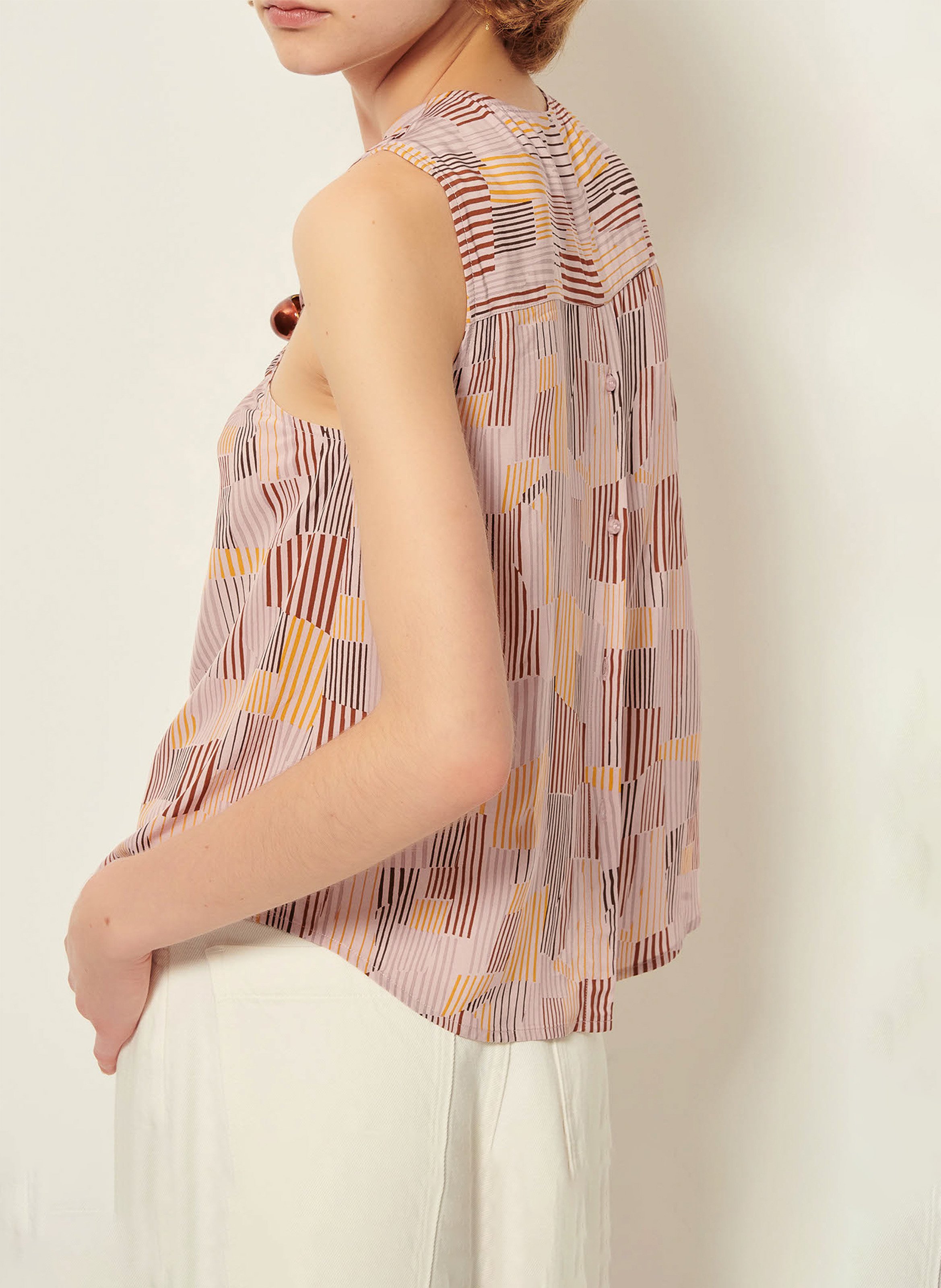 Top sans manches esprit foulard atrano SESSUN Multicolore