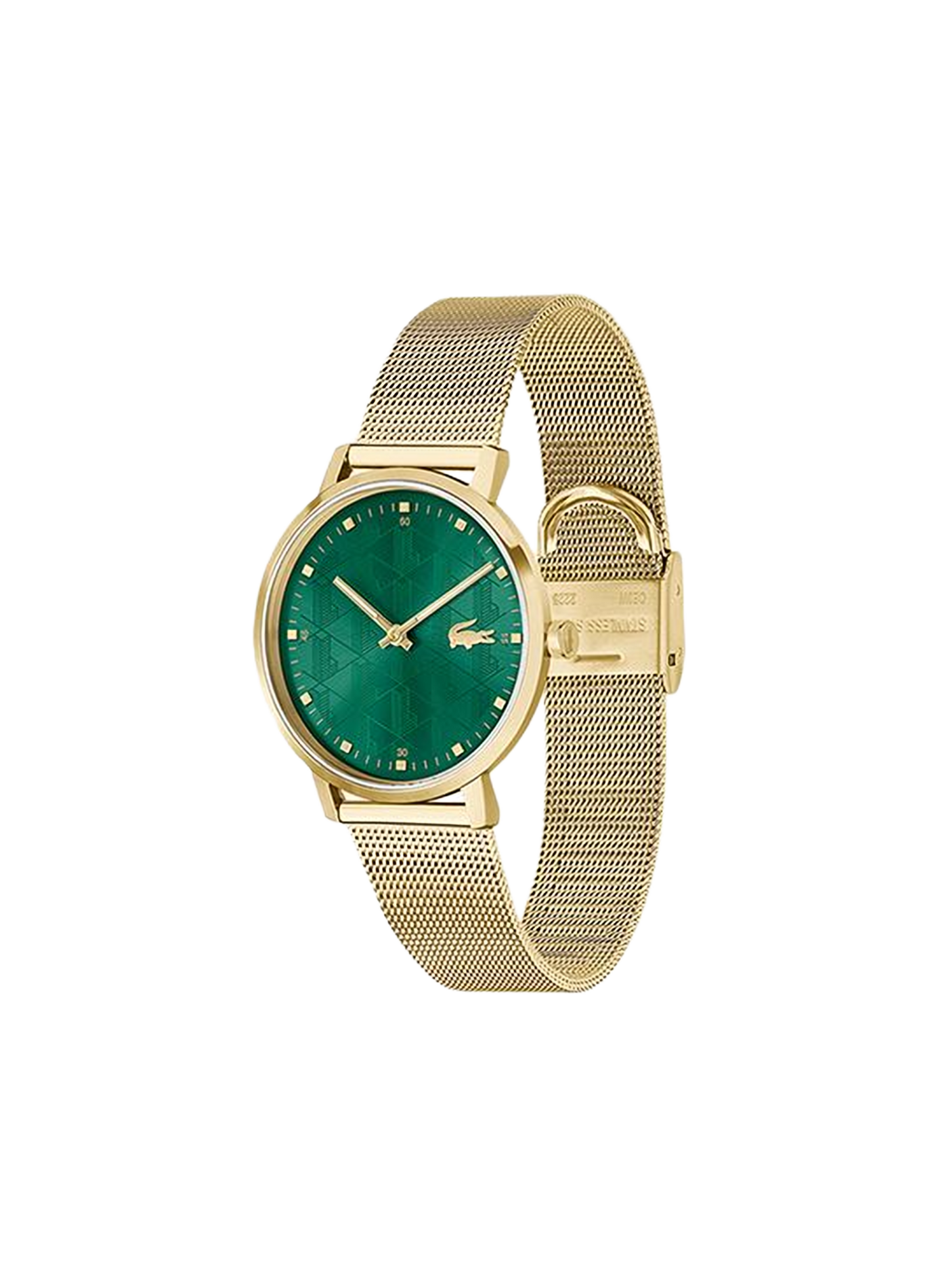 Montre quartz Crocorigin en acier inoxydable LACOSTE MONTRES Vert