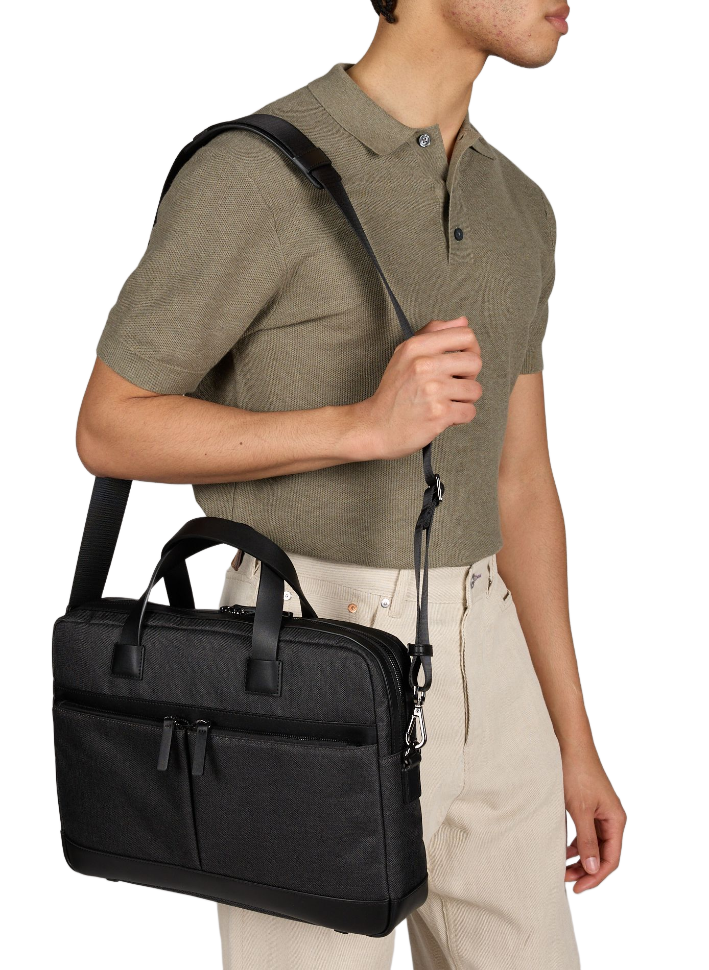 Denim document holder SAISON 1865 Grey