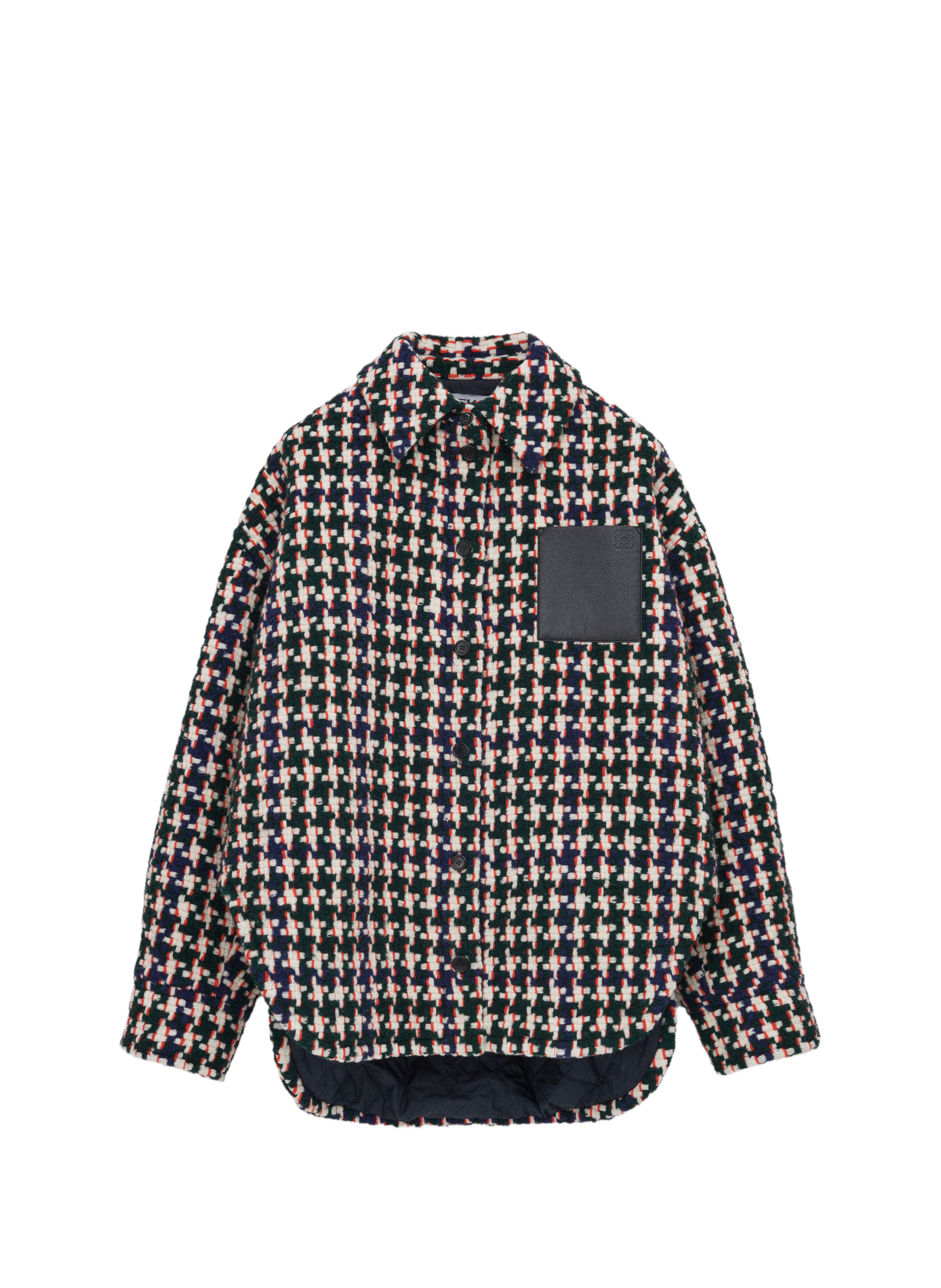 Surchemise à motifs en laine mélangée LOEWE Multicolore