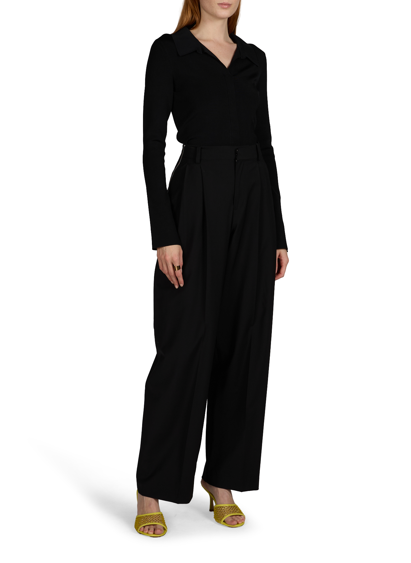 Pantalon en laine ALEXANDER WANG Noir