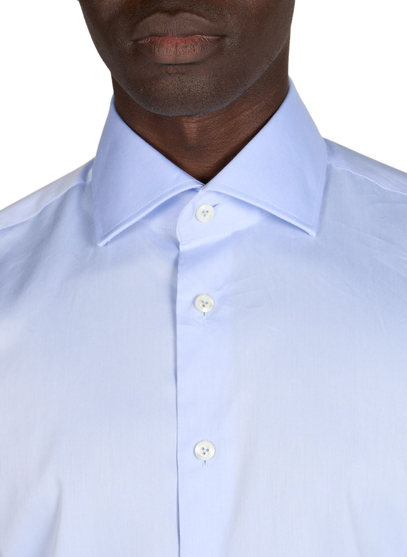 Cotton poplin shirt VAN LAACK Blue