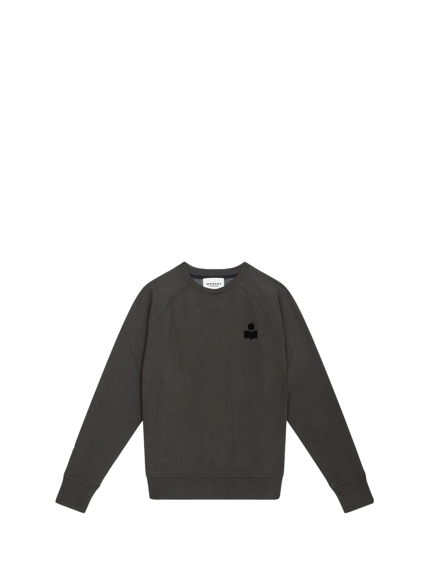 Sweatshirt with cotton logo ISABEL MARANT Black