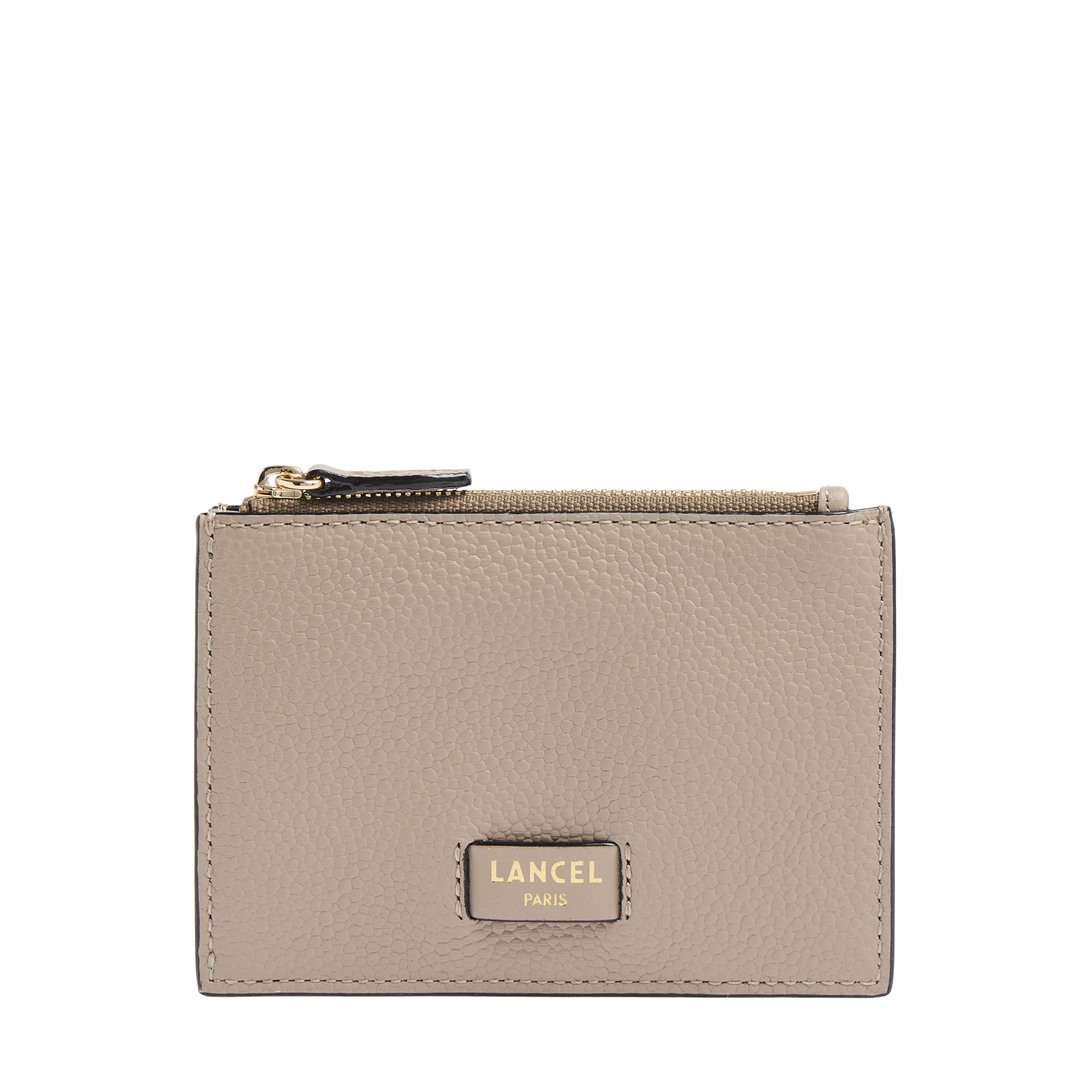 Porte-cartes ninon de lancel en cuirs de vachette graine & lisse LANCEL Gris