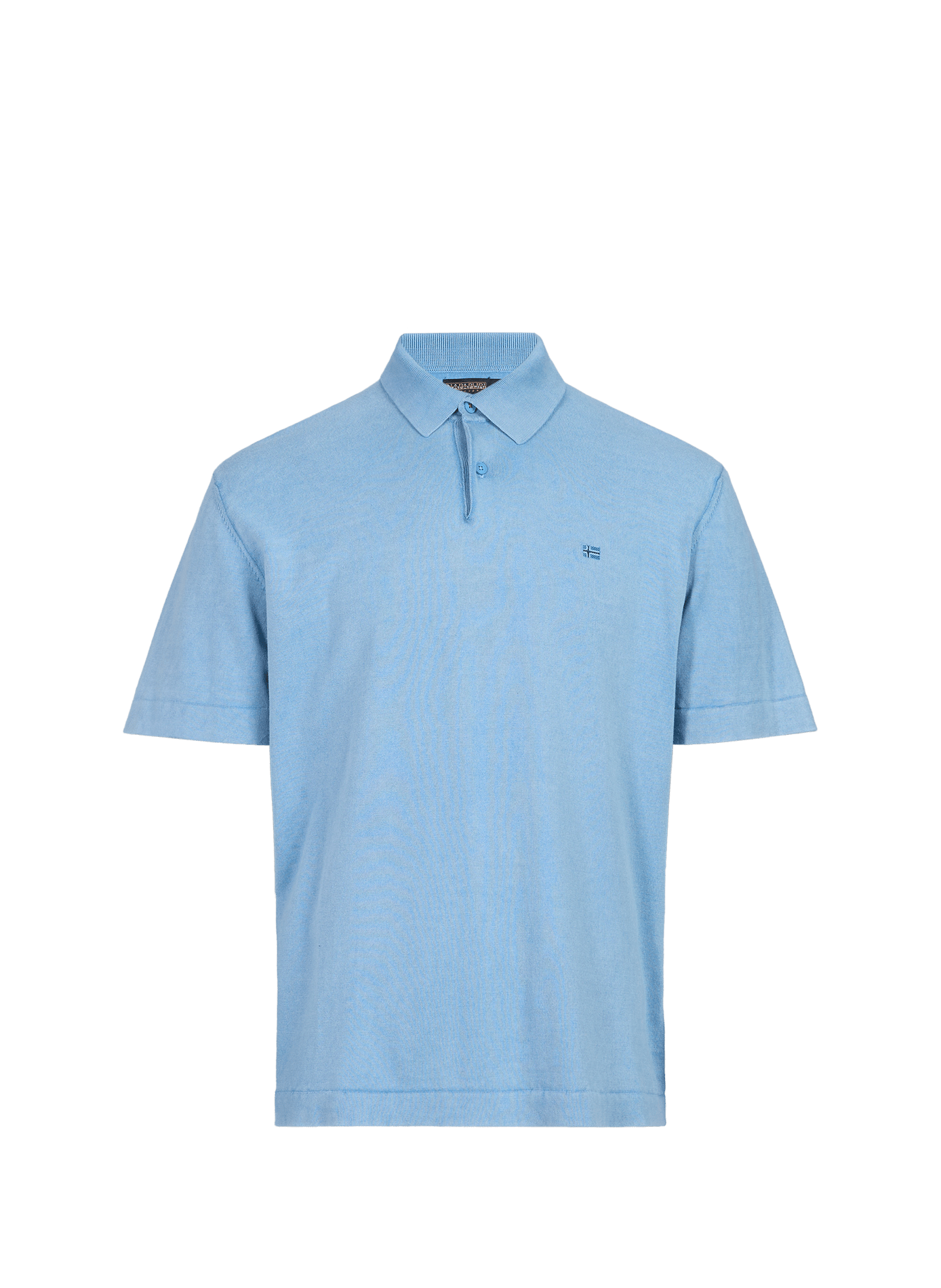 Kurzarm-Poloshirt aus Baumwolle NAPAPIJRI Blau