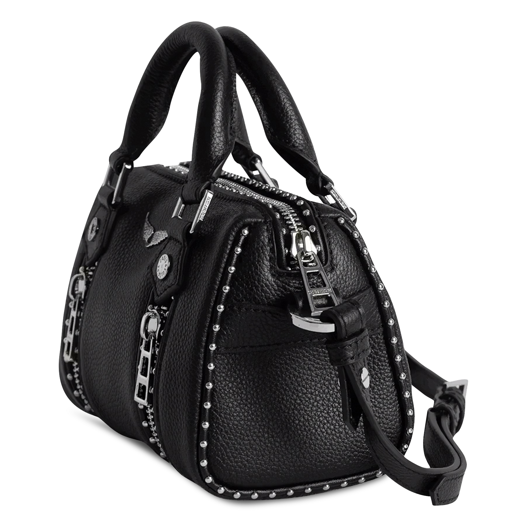 Sac à main en cuir sunny nano ZADIG&VOLTAIRE Noir