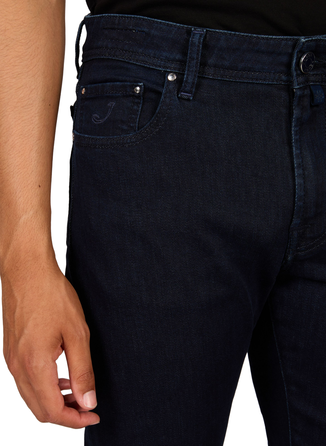 Slim-fit cotton-blend jeans JACOB COHEN Blue