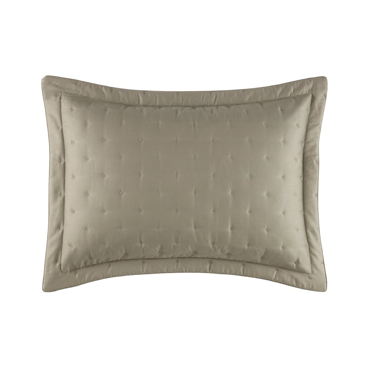Cache oreiller en satin, triomphe  Kaki