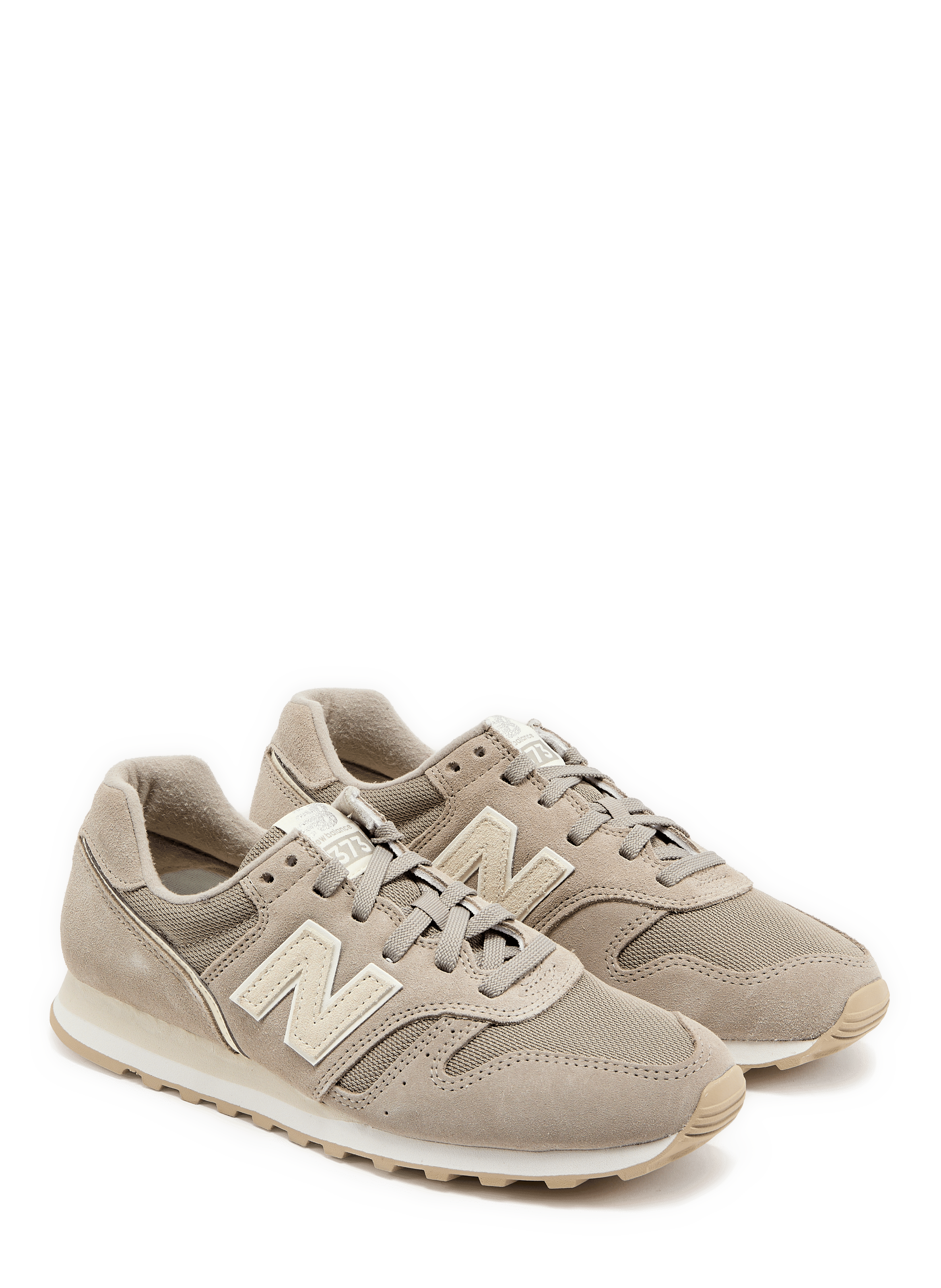Baskets 373 v2 en cuir mélangé NEW BALANCE Gris