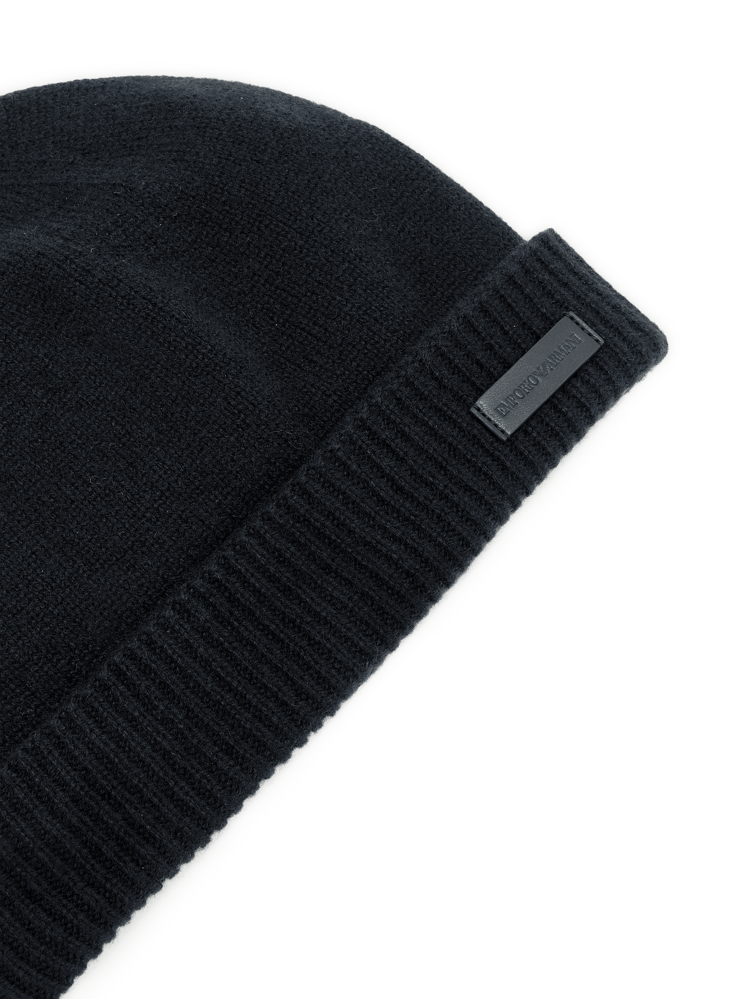 Bonnet en cachemire EMPORIO ARMANI Bleu