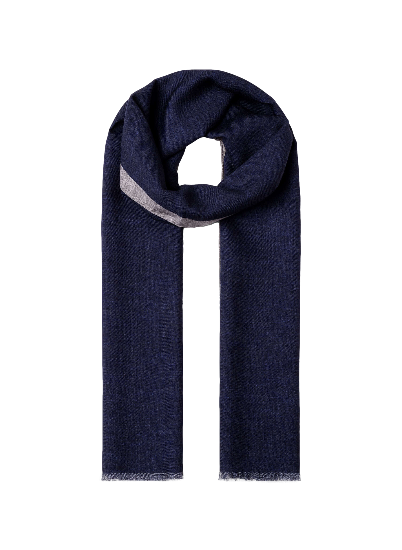 Wollschal FACONNABLE Blau