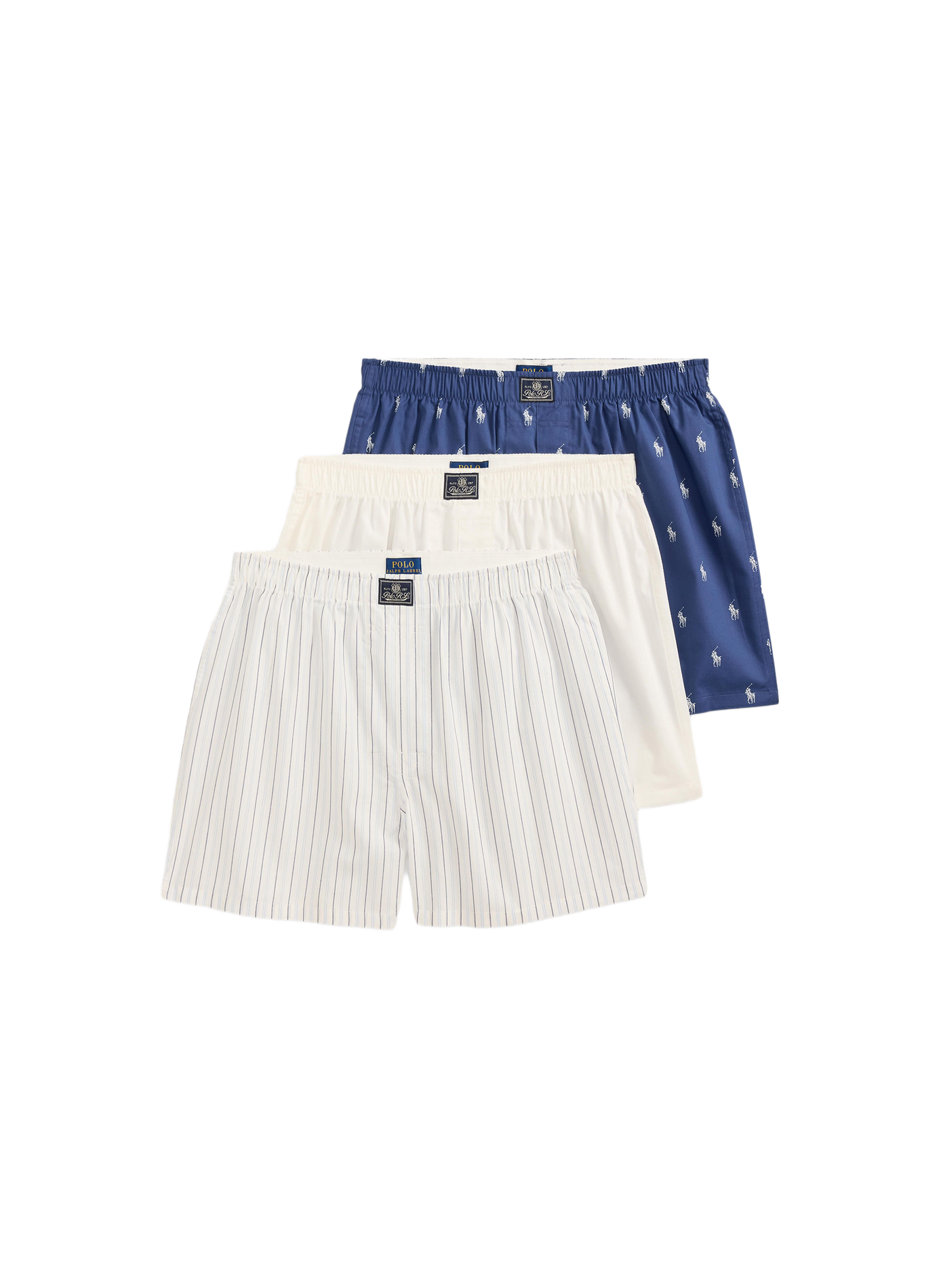 Set van 3 katoenen boxershorts POLO RALPH LAUREN Veelkleurig