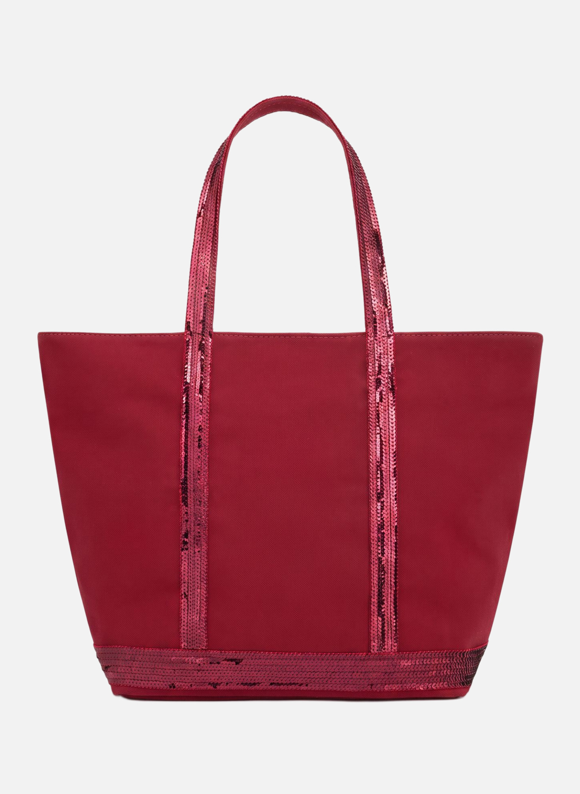Cabas l en toile VANESSA BRUNO Rouge