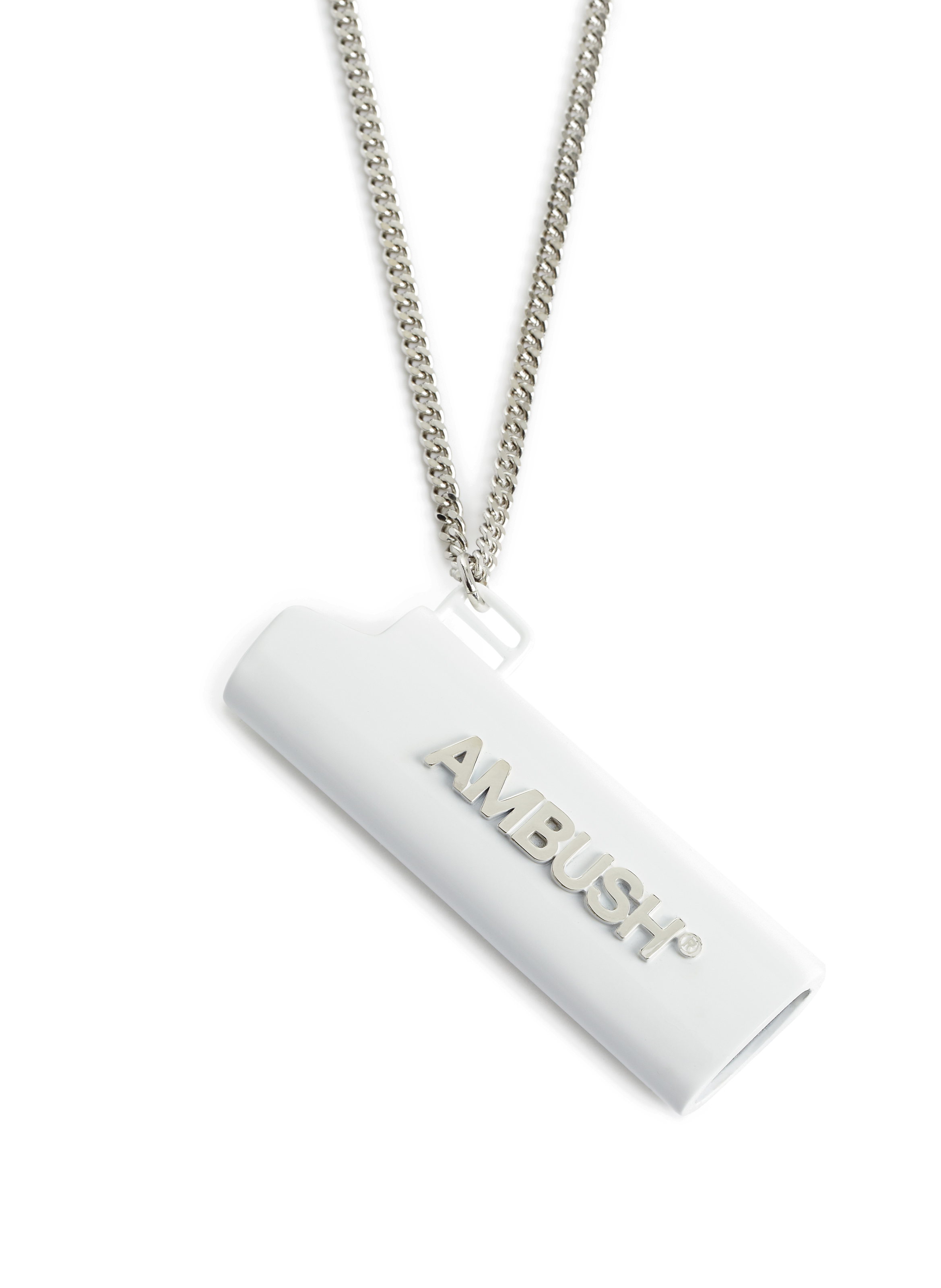 Collier Coque pour briquet en argent