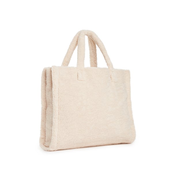 Sac cabas en shearling