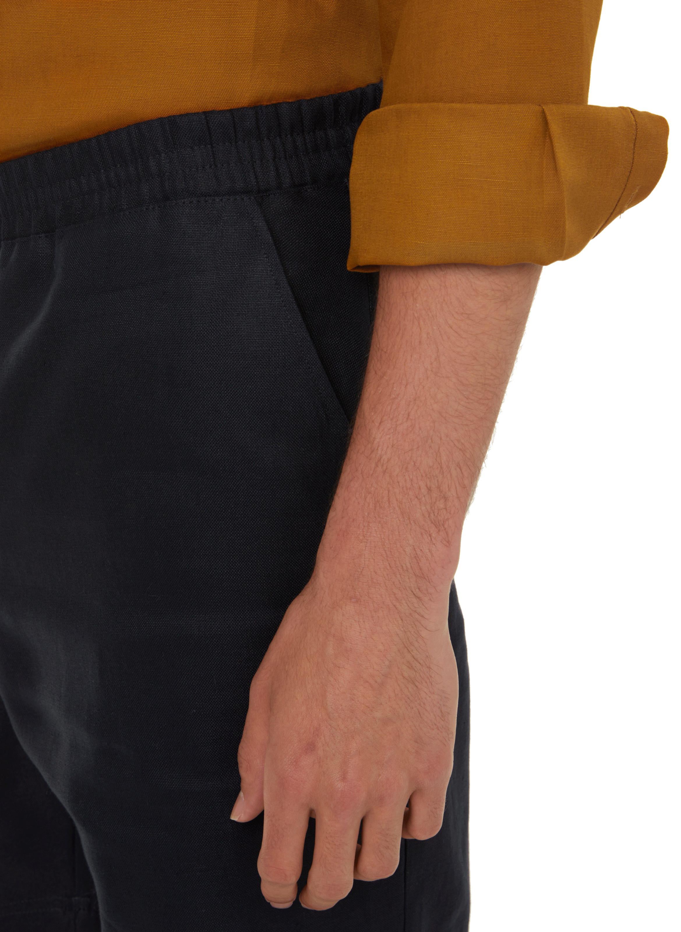 Chemise Barac en lin et lyocell EDITIONS 102 Bleu