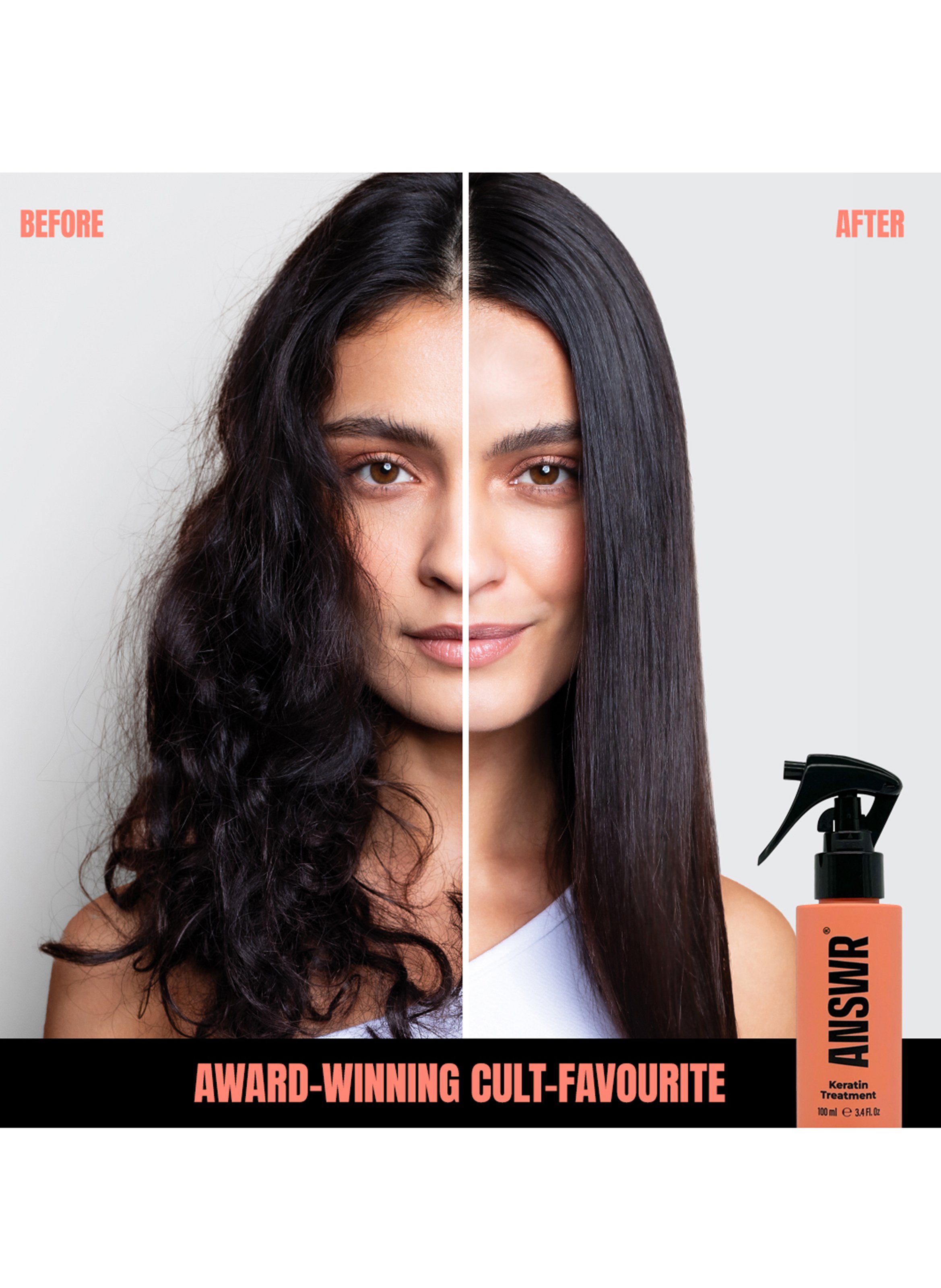 ANSWR Kit de traitement à la kératine ANSWR No color